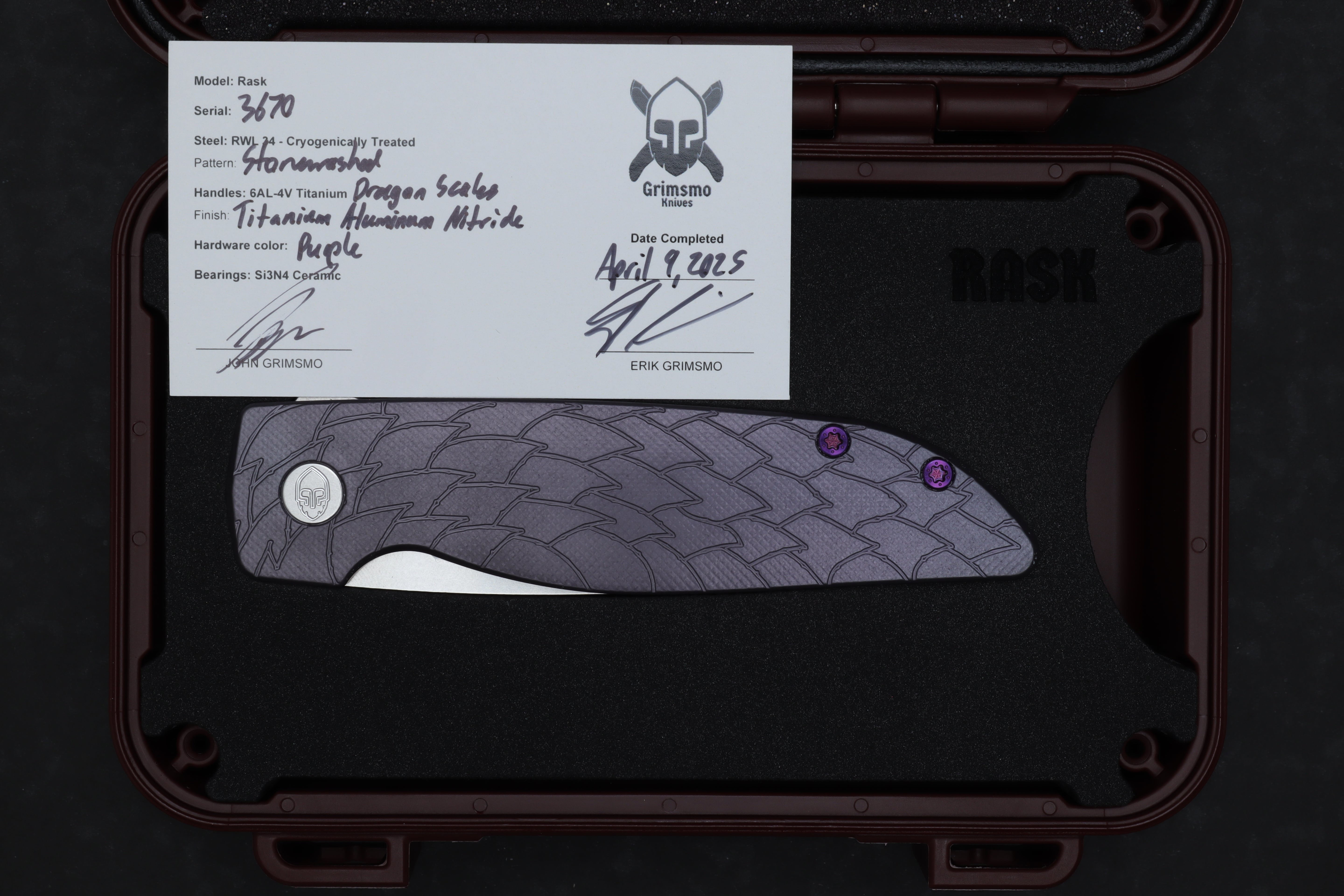 Rask #3670 9278340415