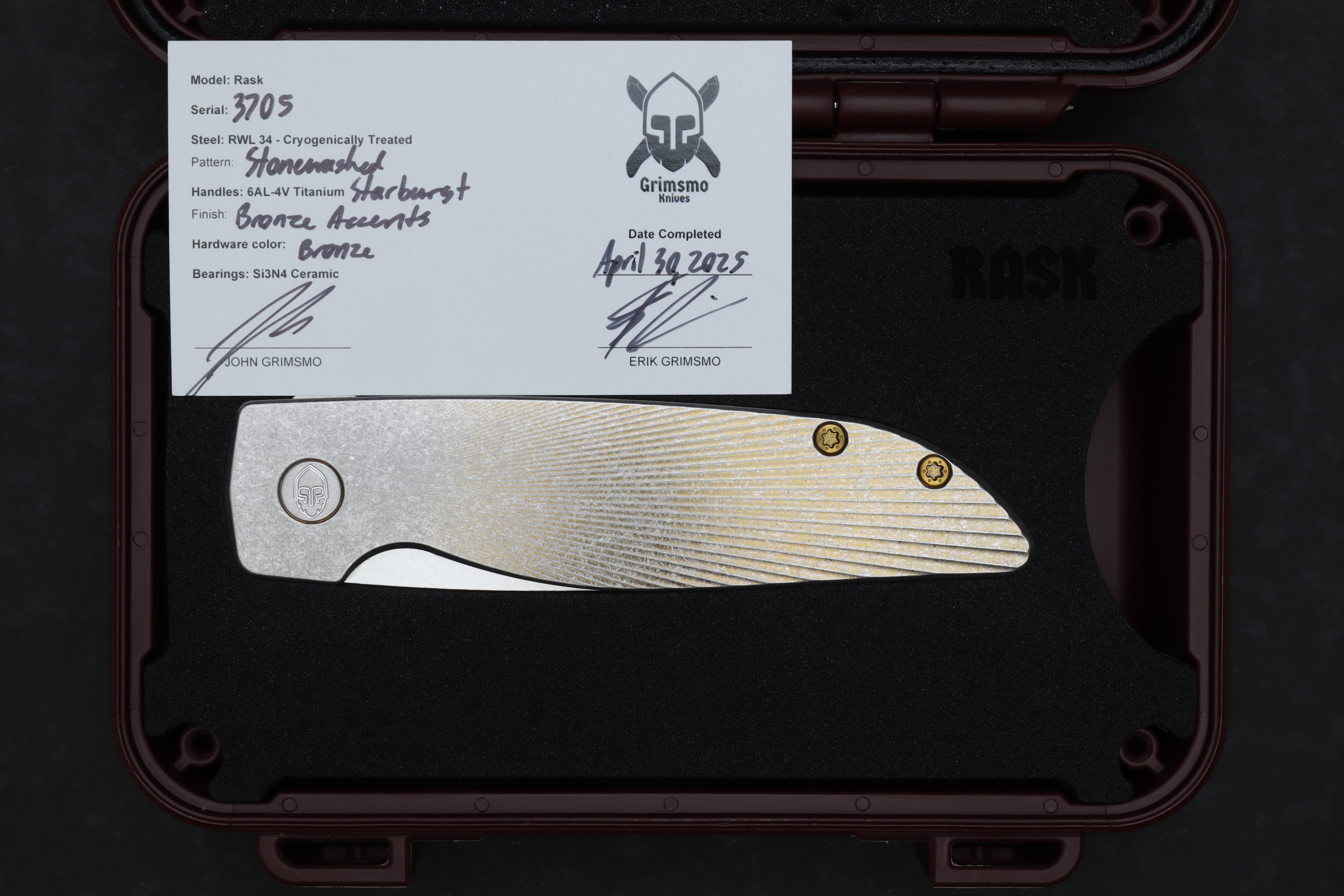 Rask #3705 9278340509