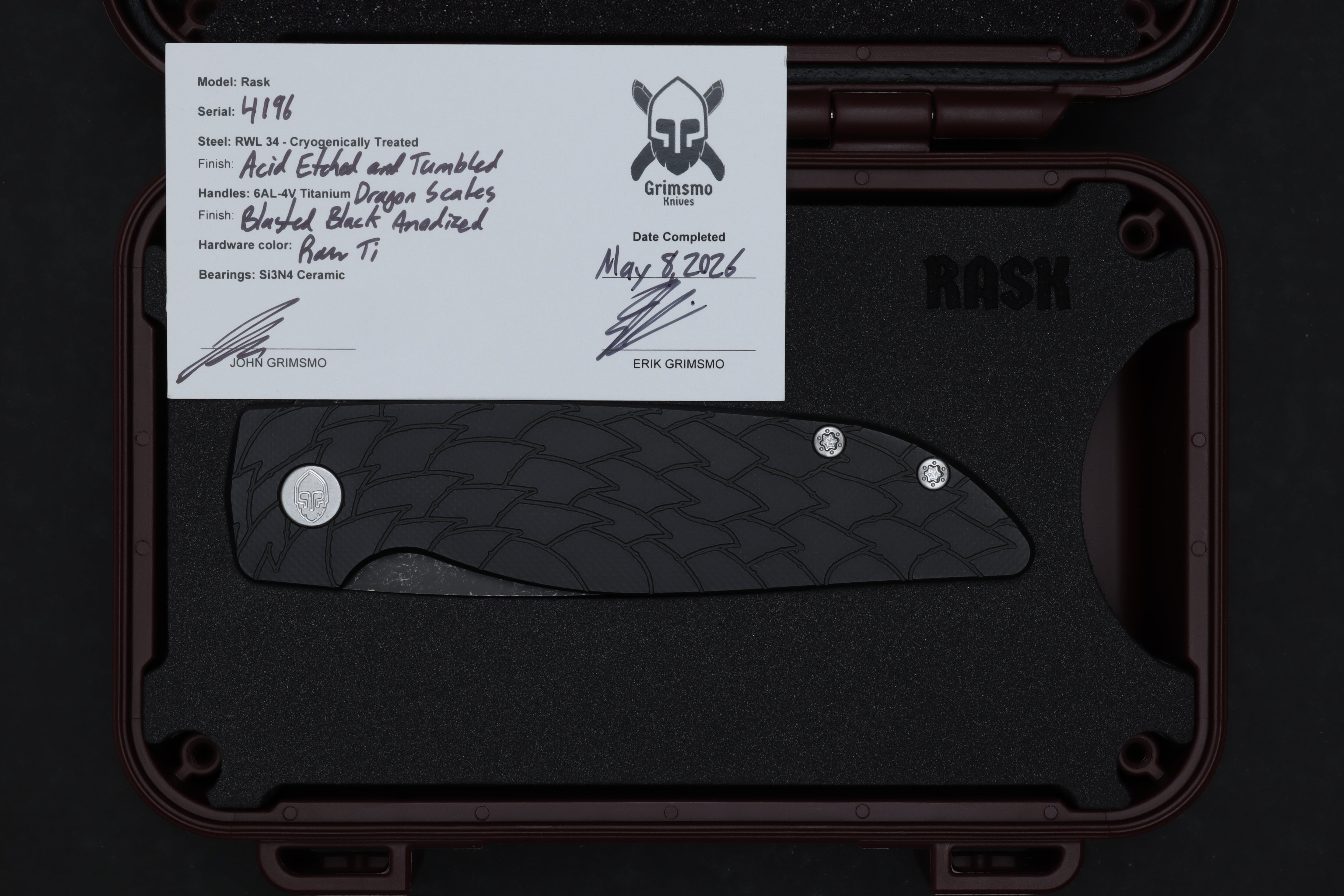 Rask #4196 9278340515