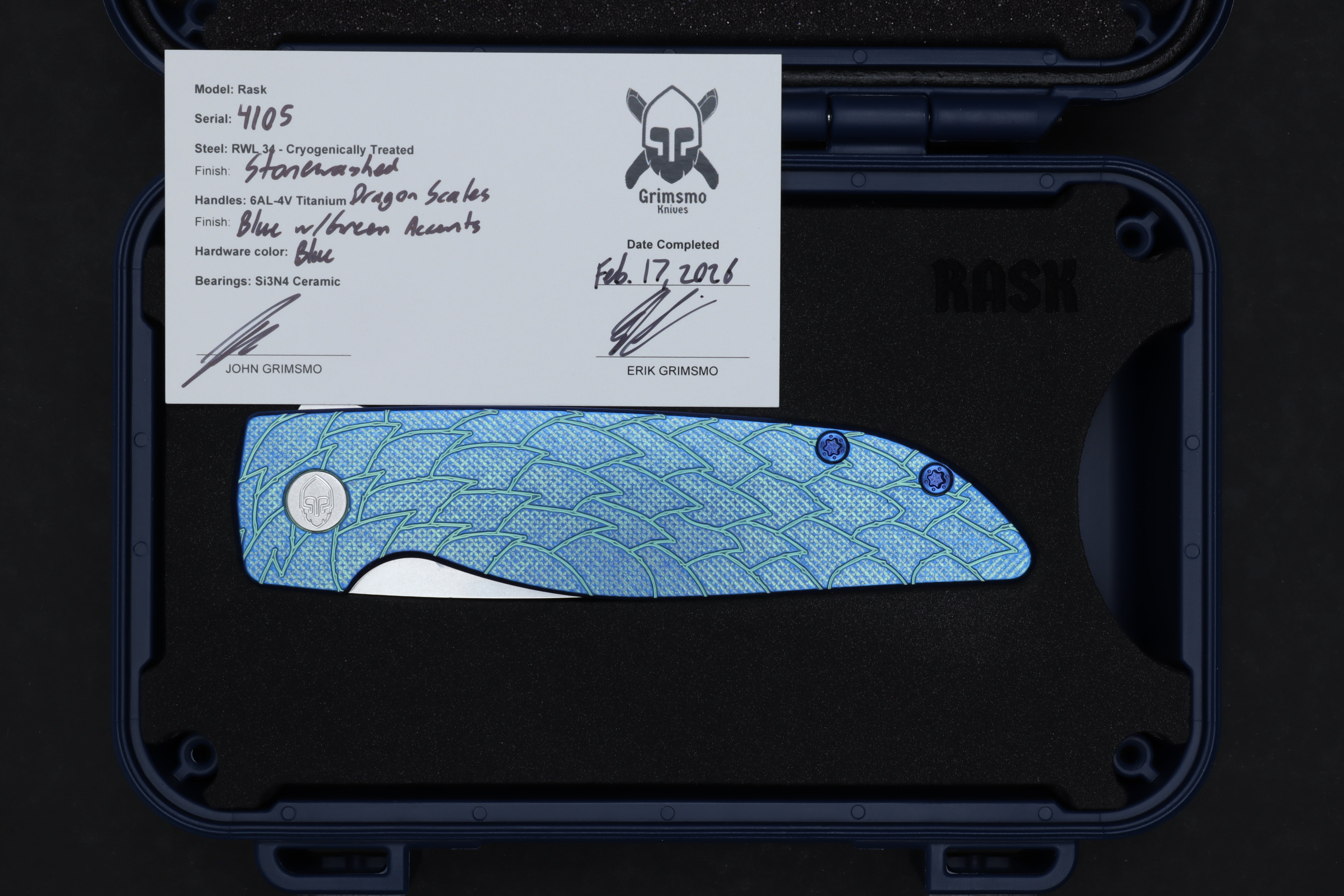 Rask #4105 9278340220