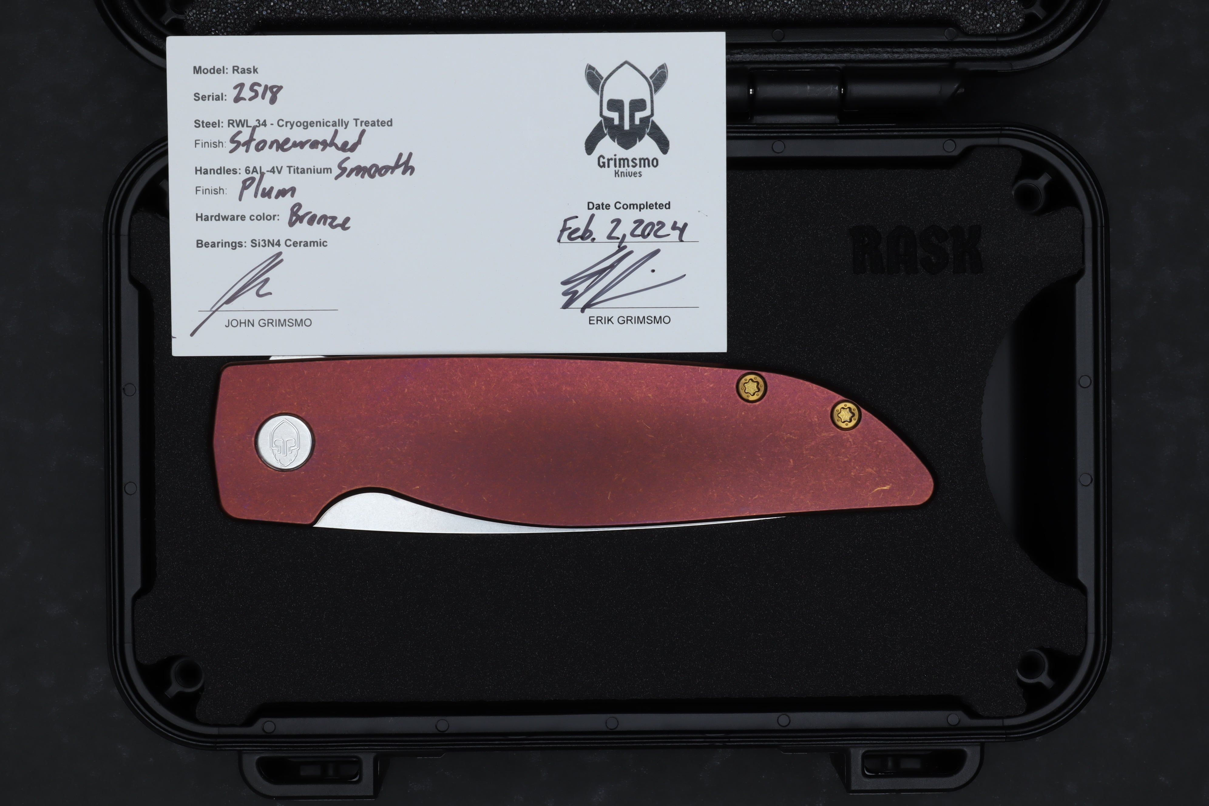 Rask #2518 9278340206