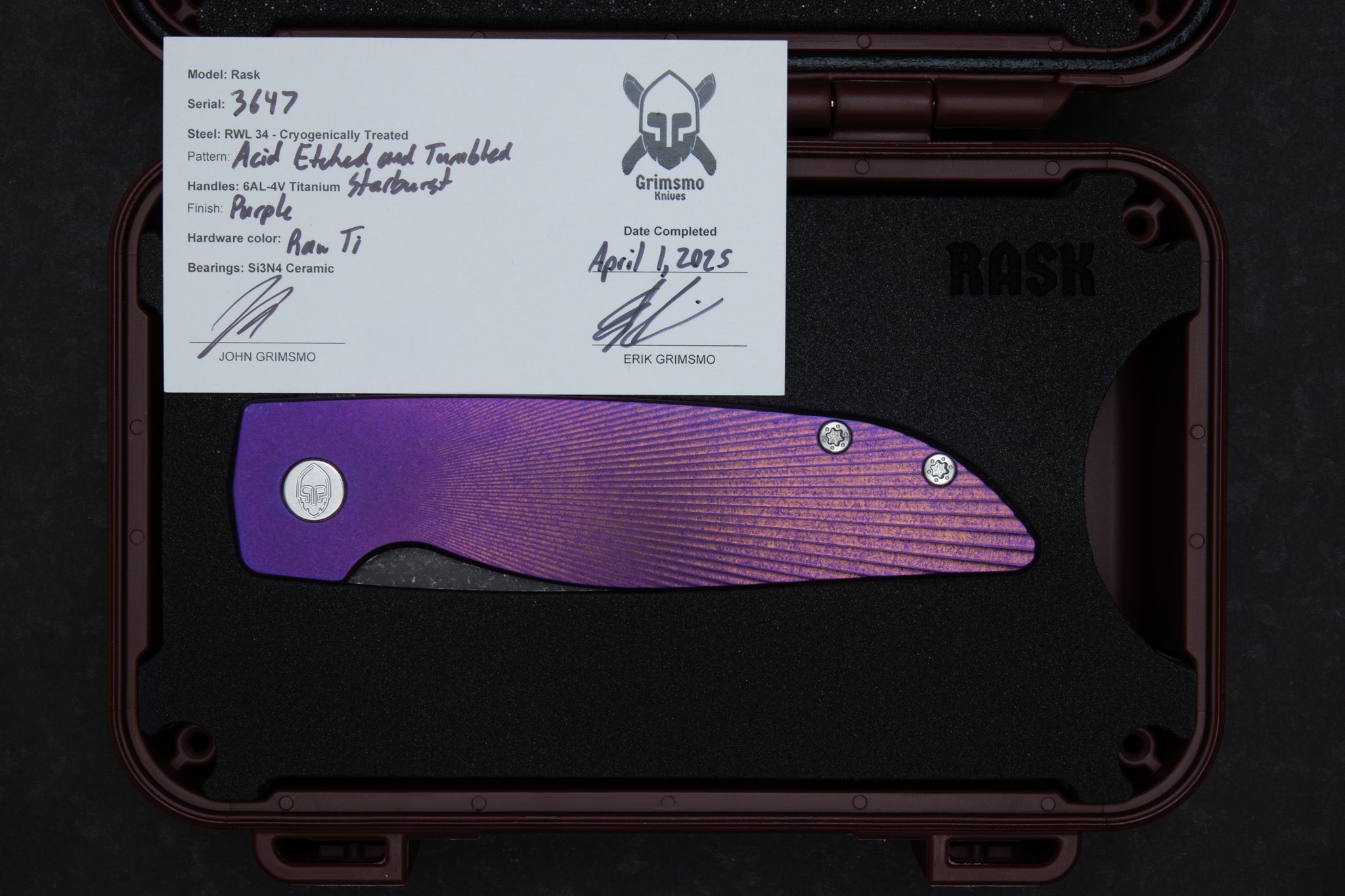 Rask #3647 9278340410