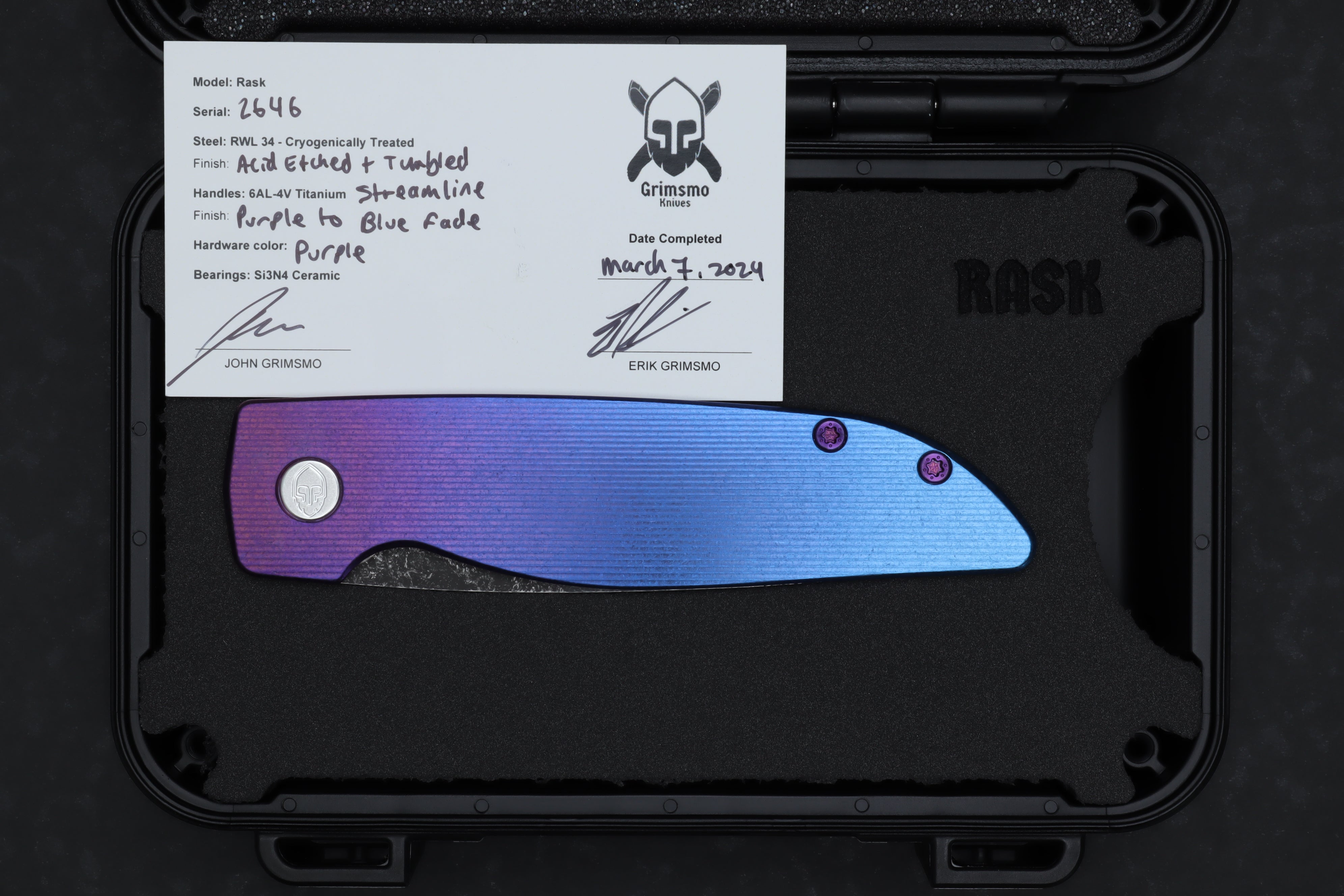 Rask #2646 9278340311