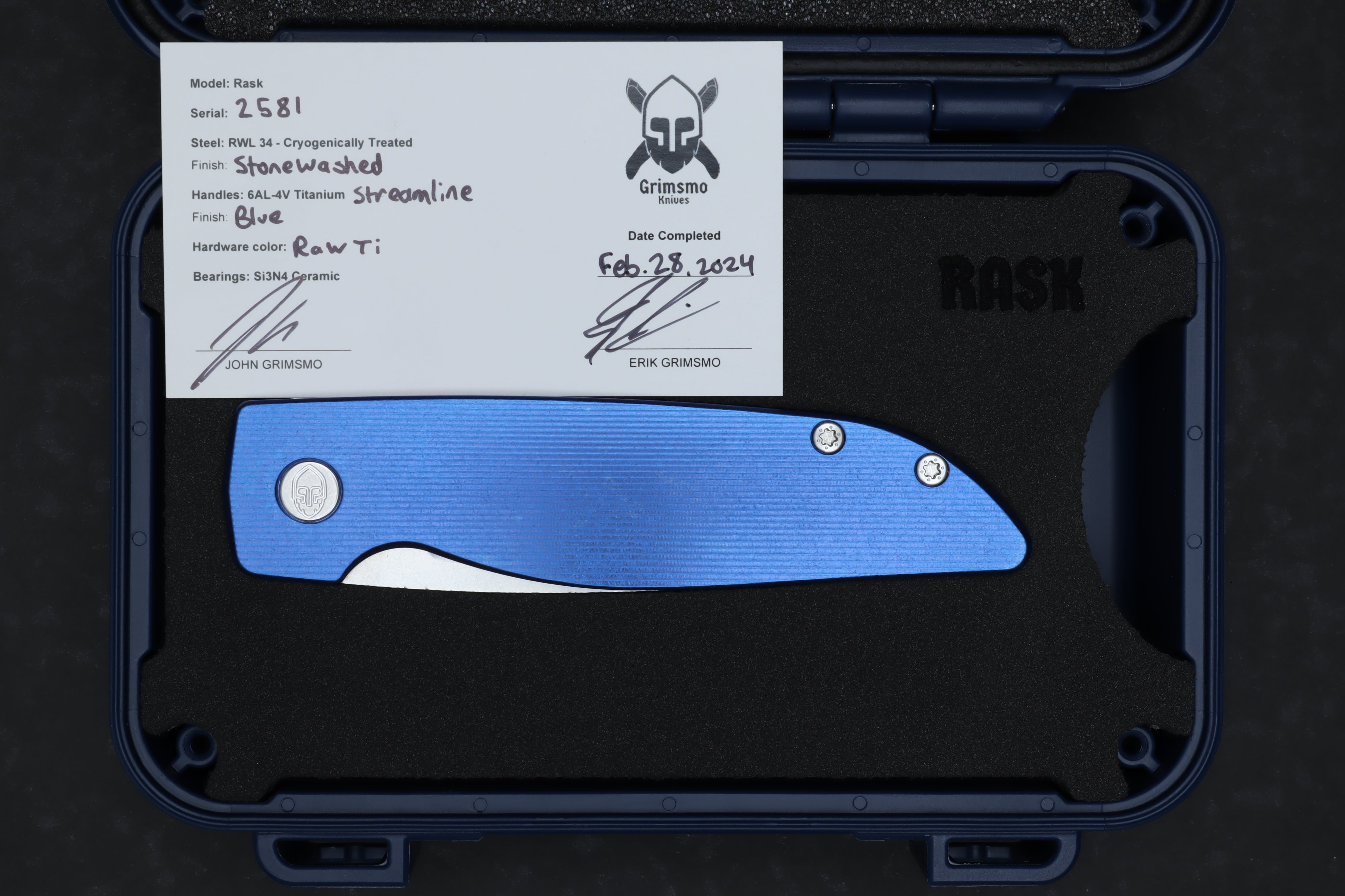 Rask #2581 9278340305