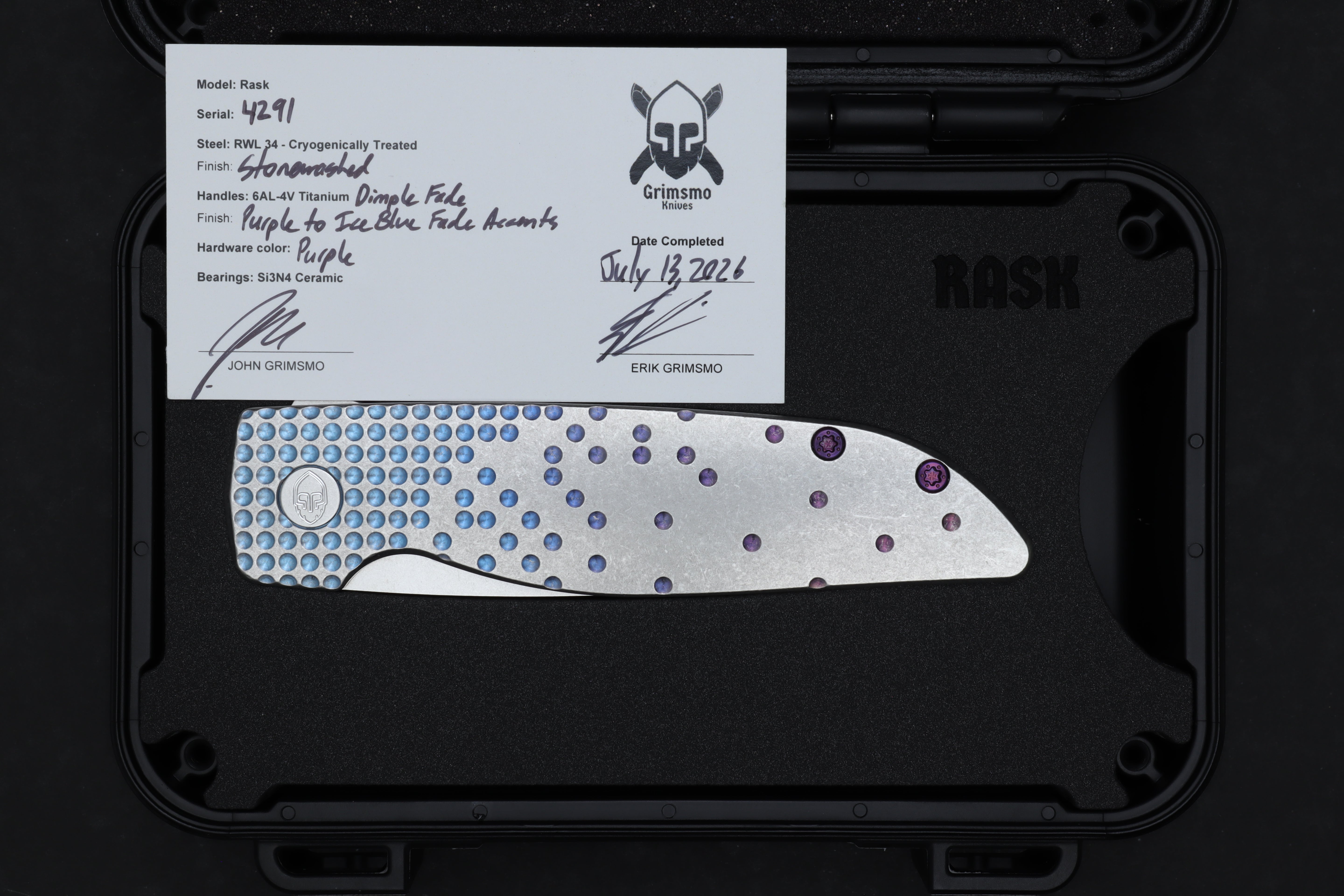 Rask #4291 9278340715
