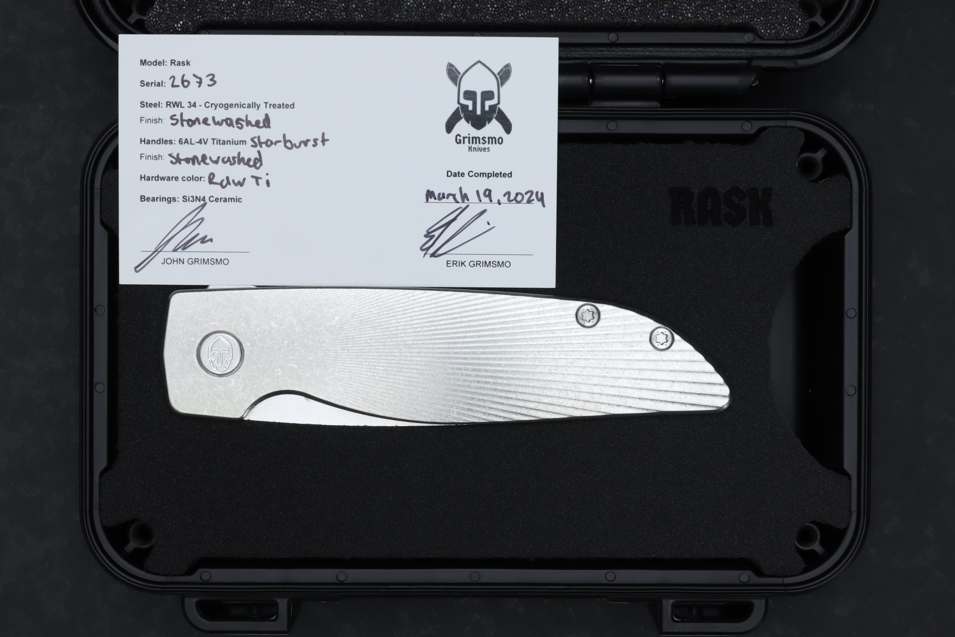 Rask #2673 9278340325