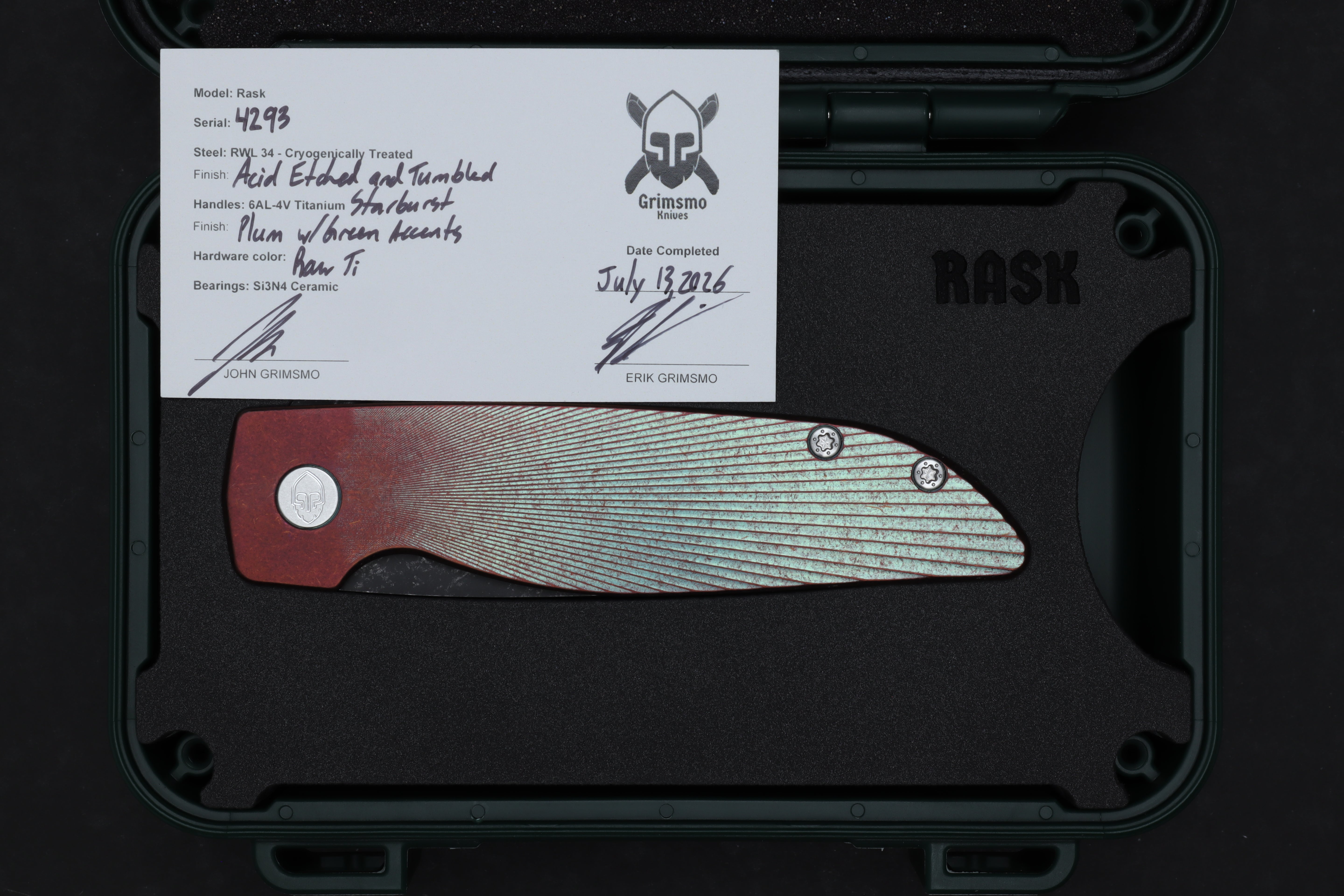 Rask #4293 9278340715