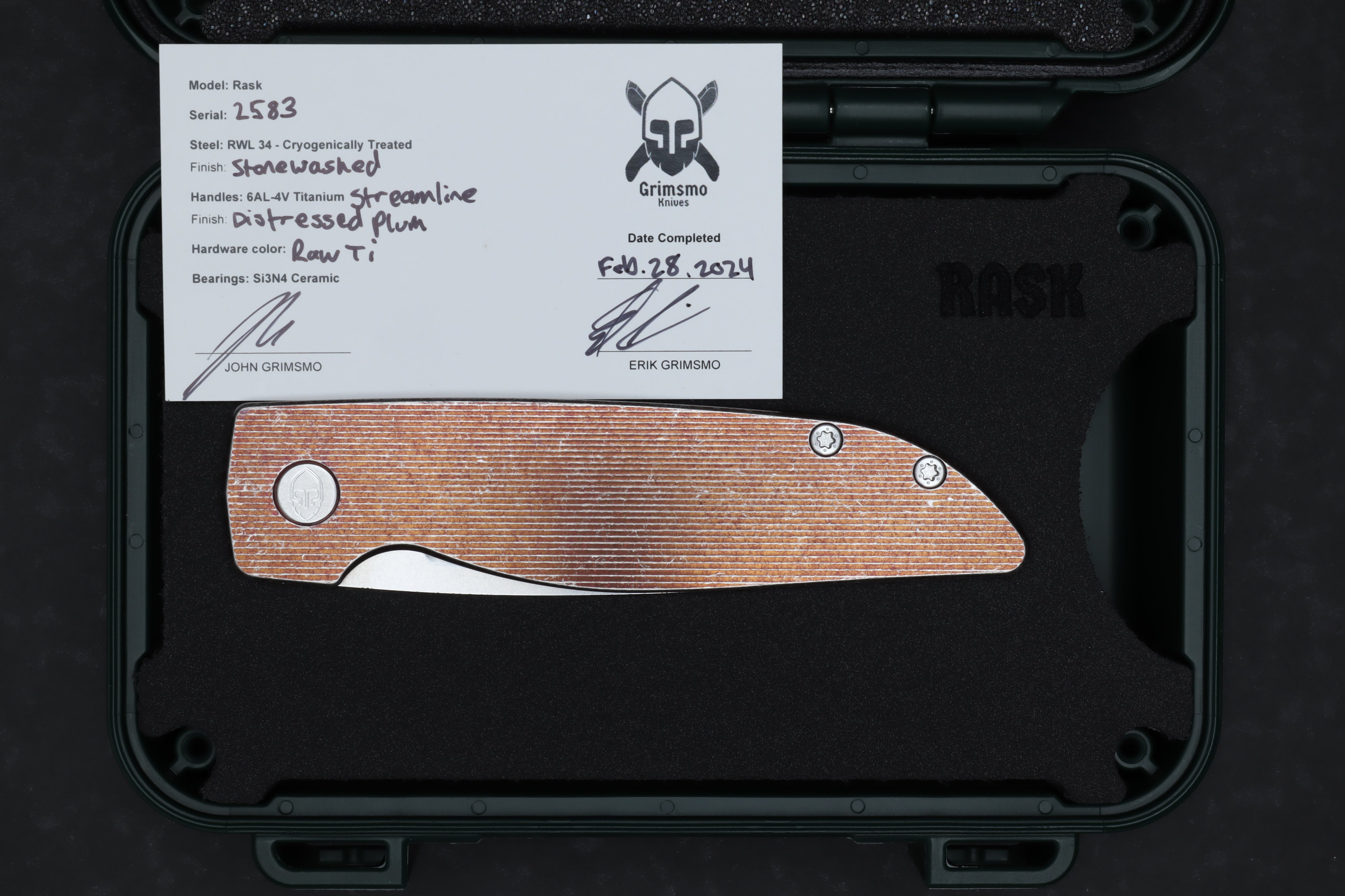 Rask #2583 9278340305