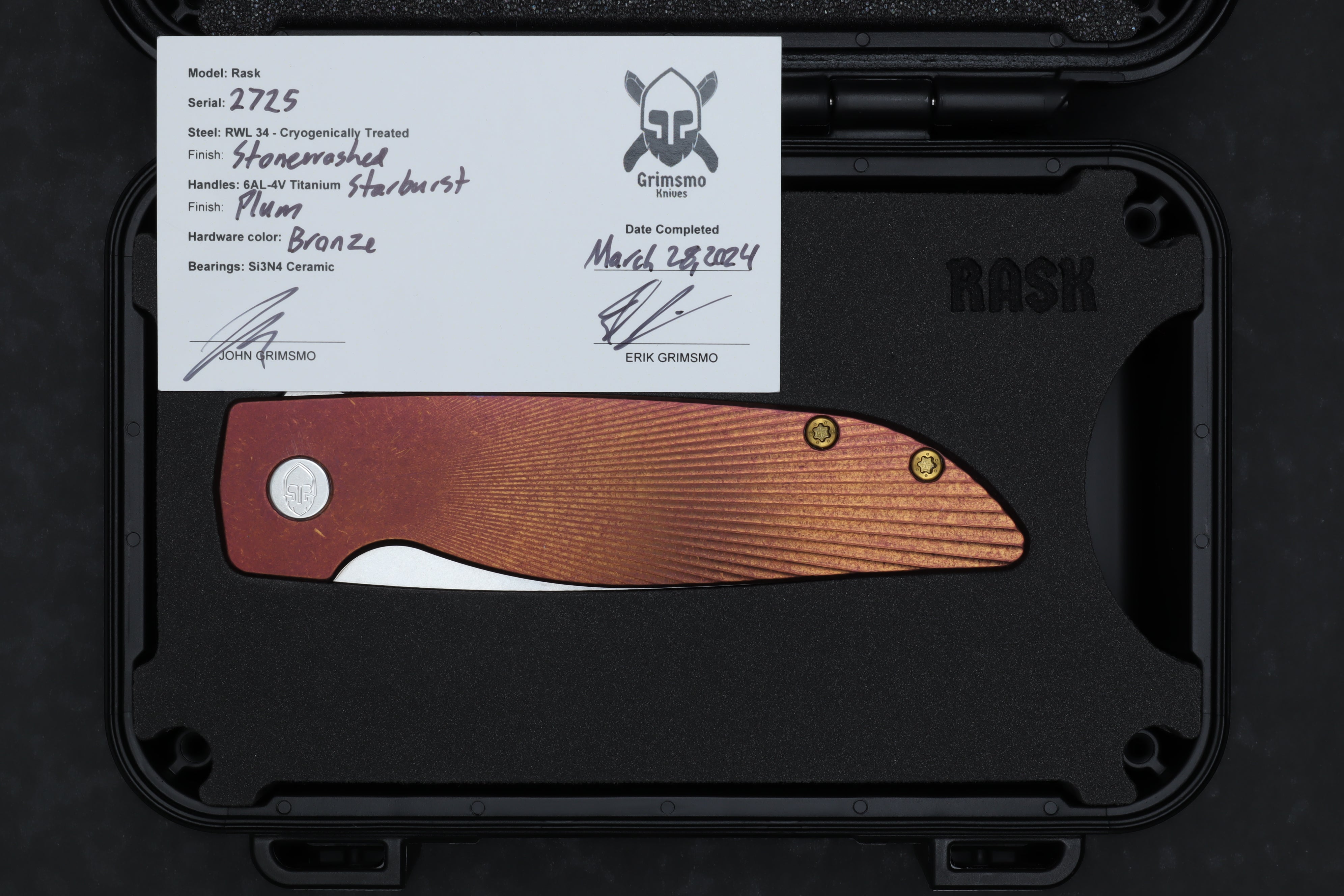 Rask #2725 9278340403