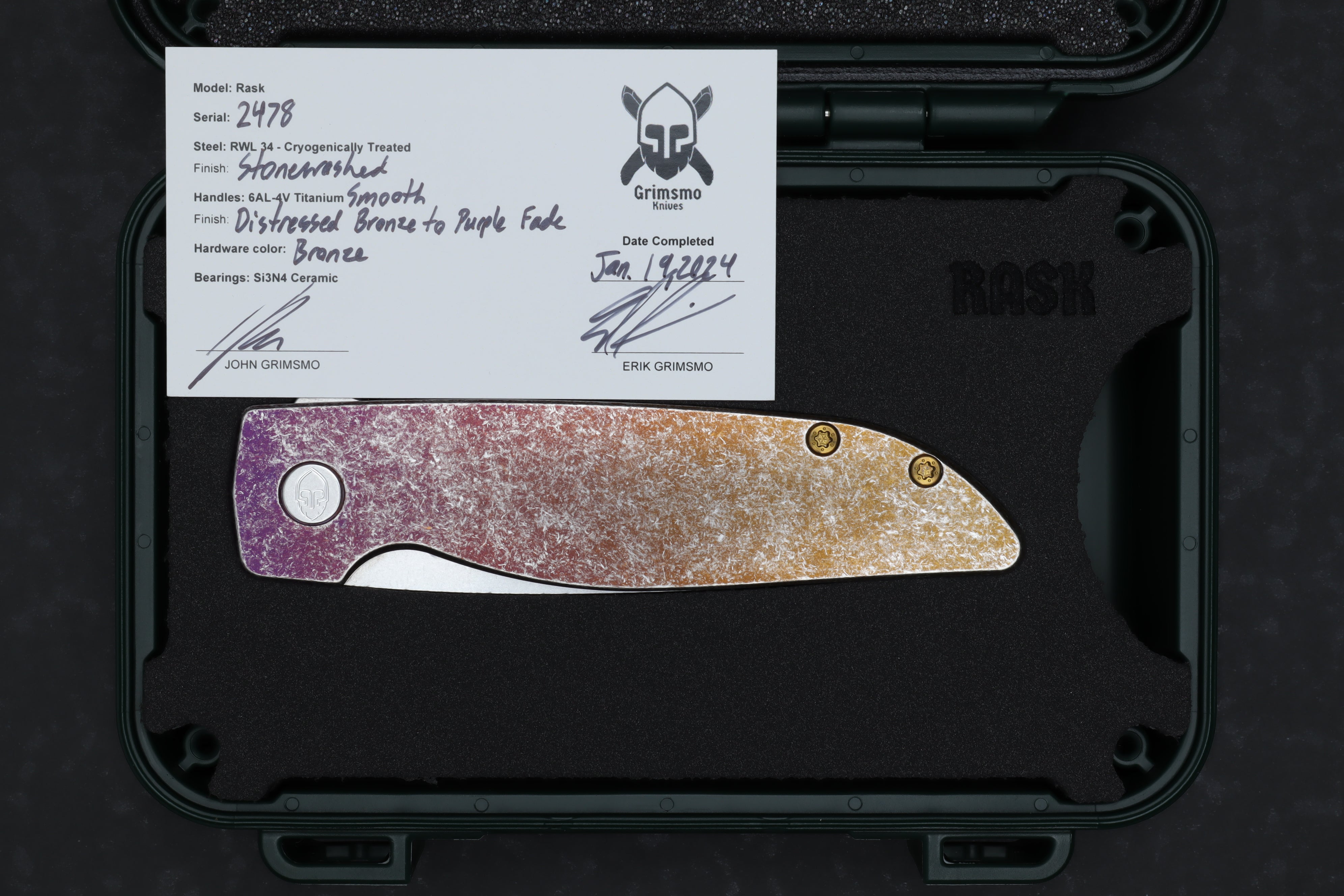 Rask #2478 8594850123