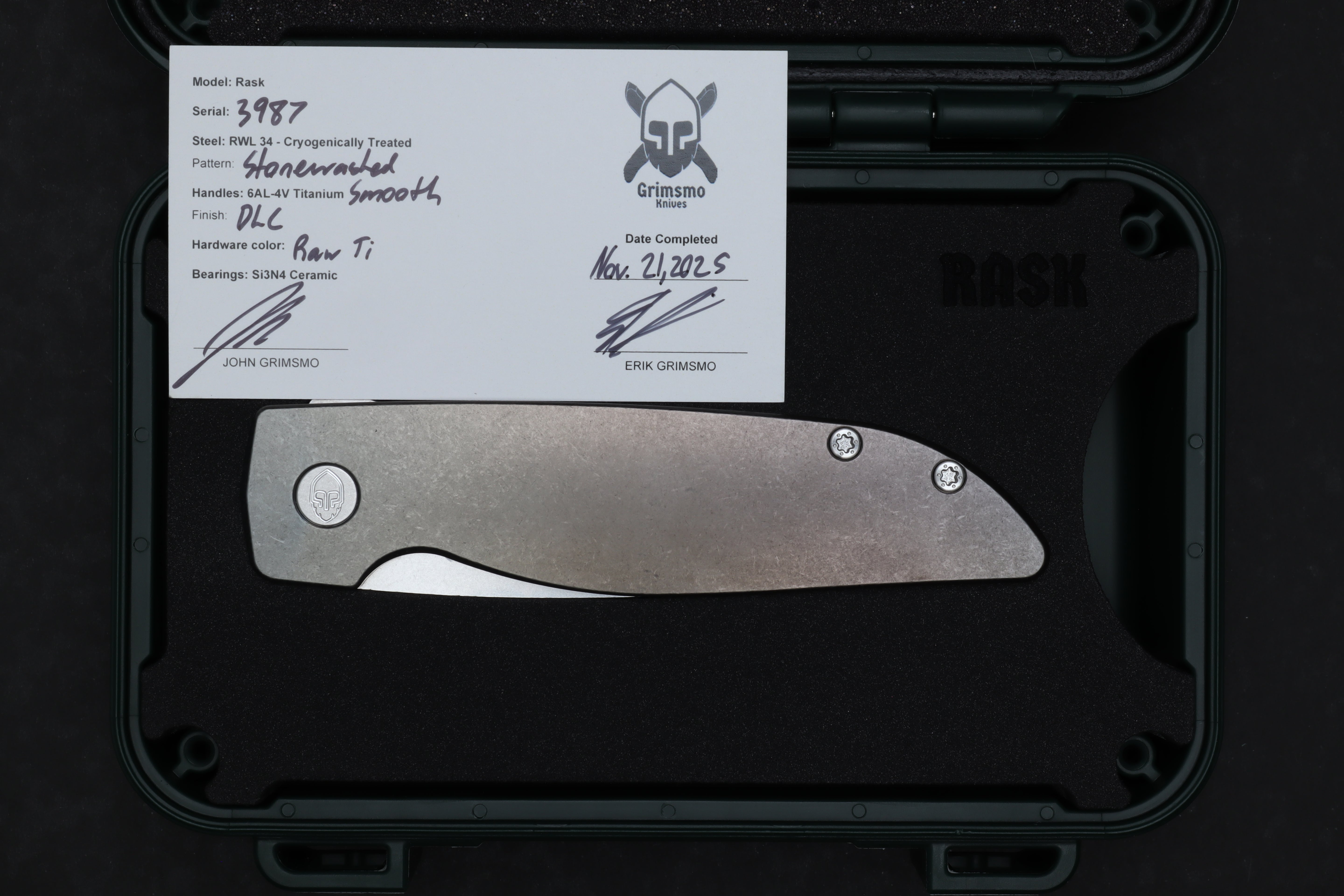 Rask #3987 9278341125