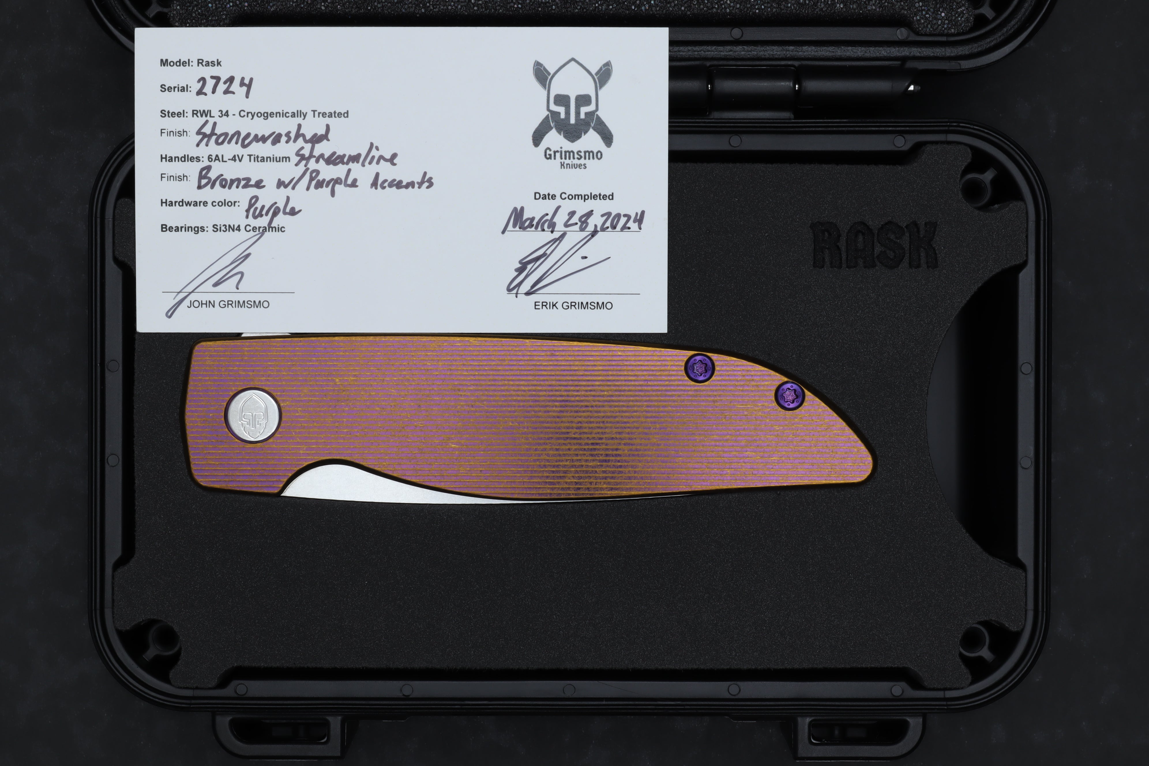 Rask #2724 9278340403