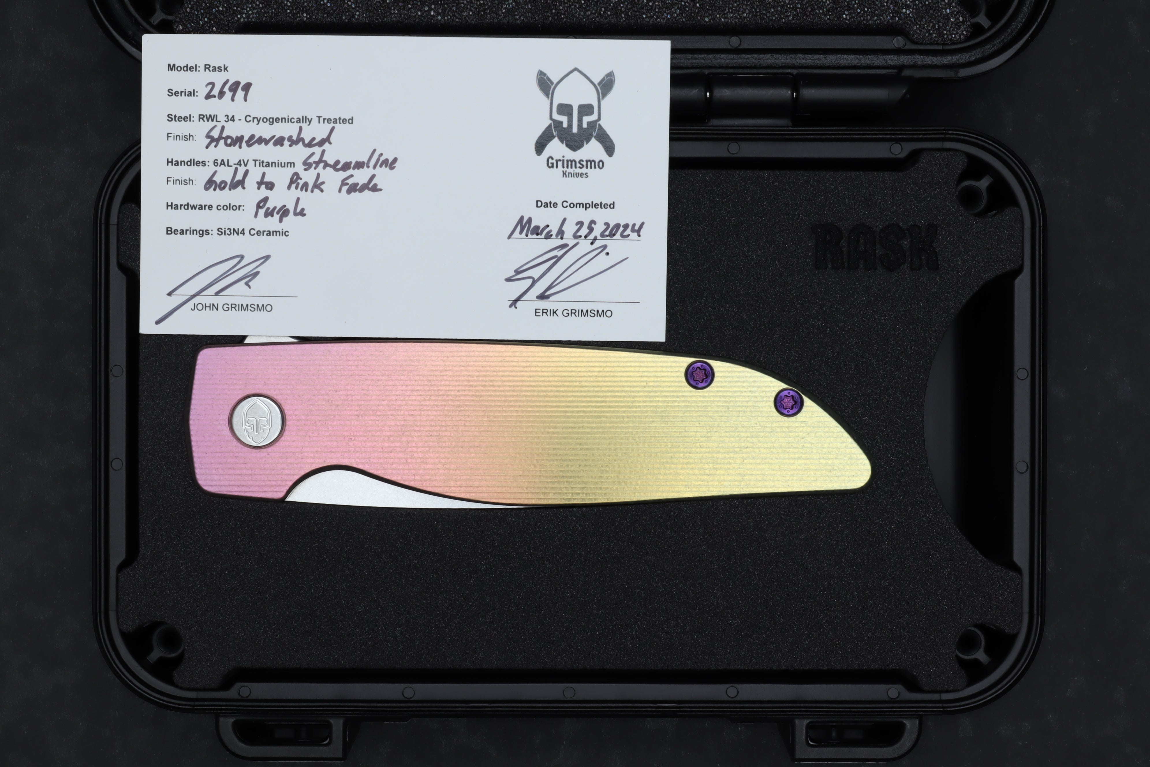 Rask #2699 9278340328