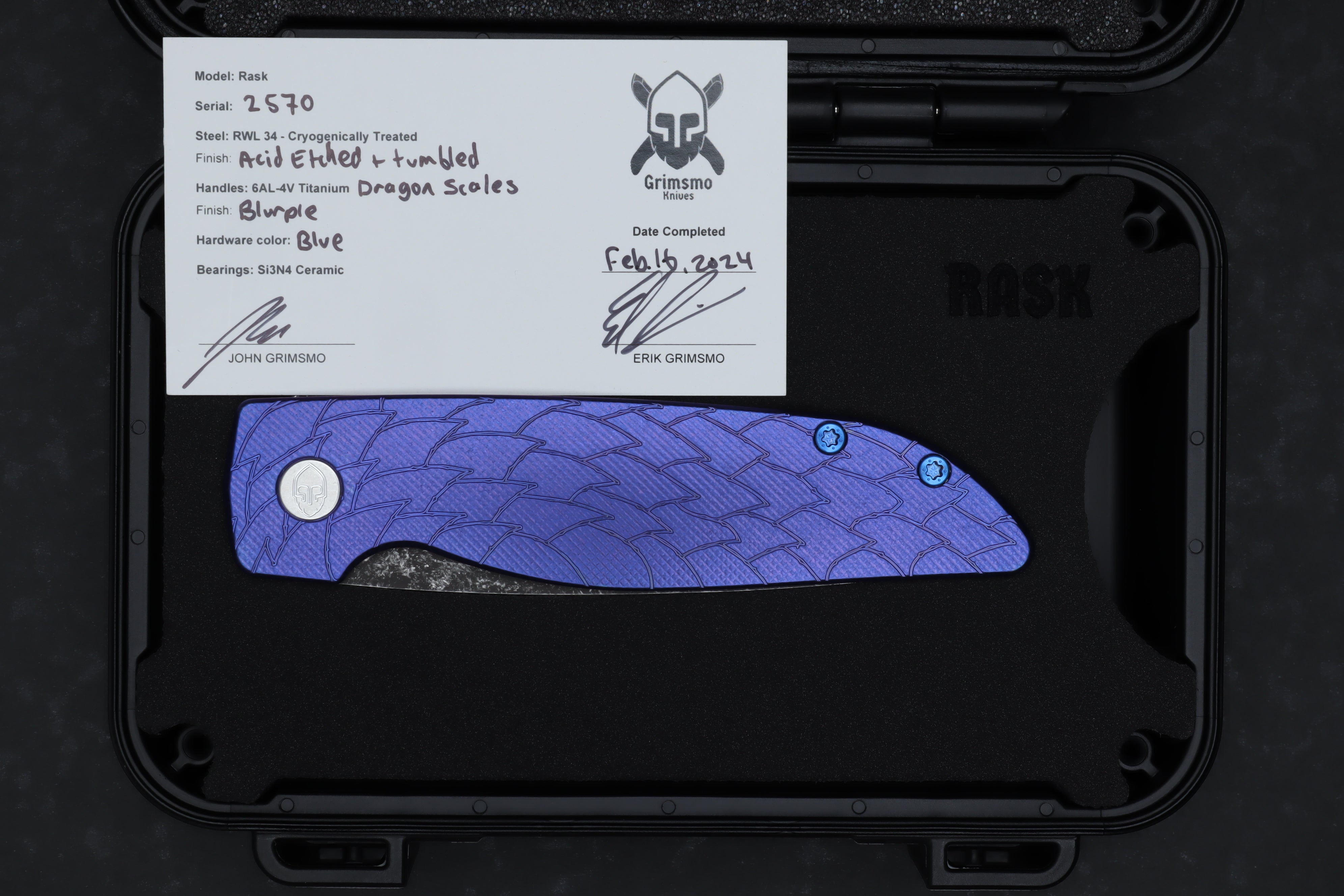 Rask #2570 9278340221