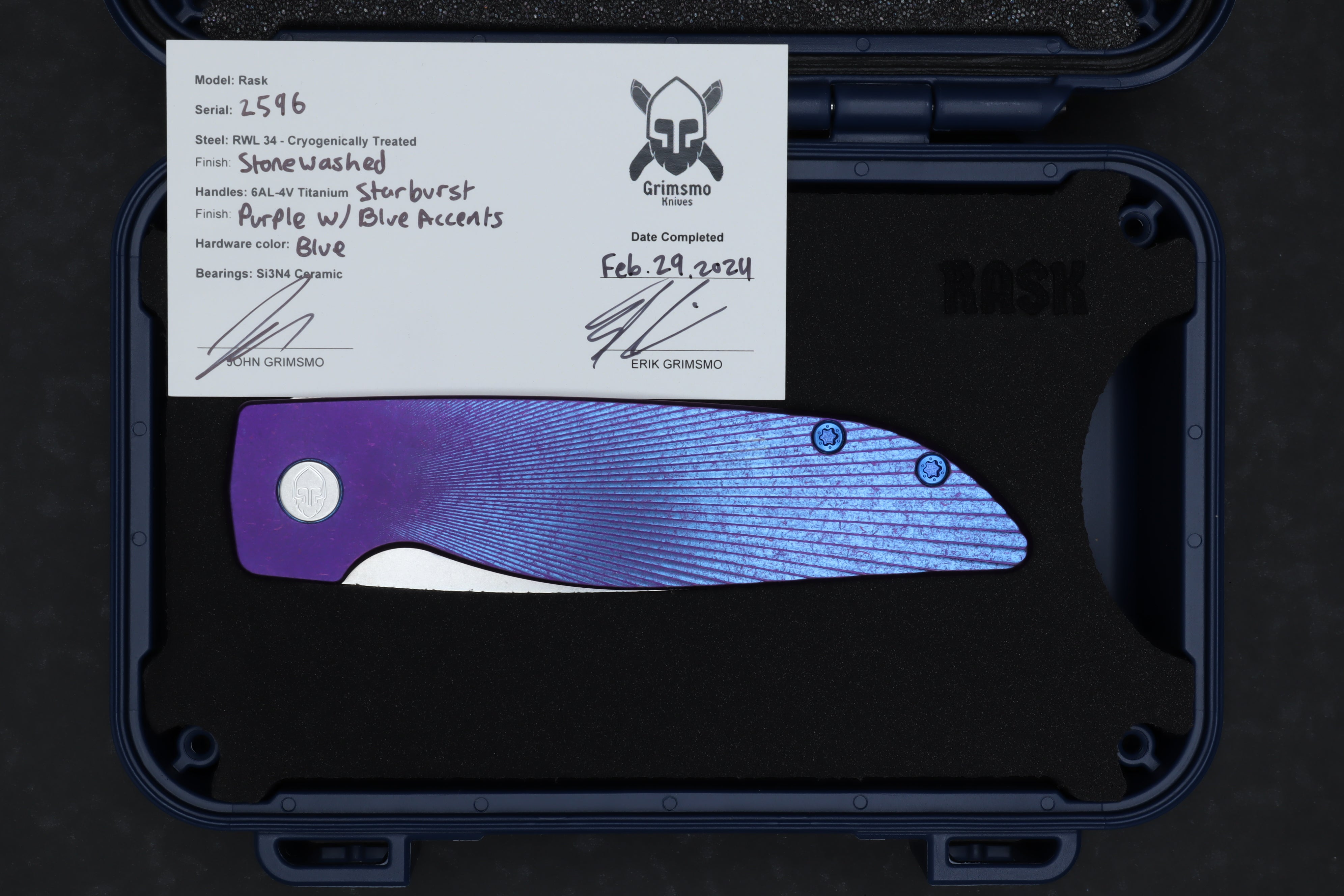 Rask #2596 9278340305