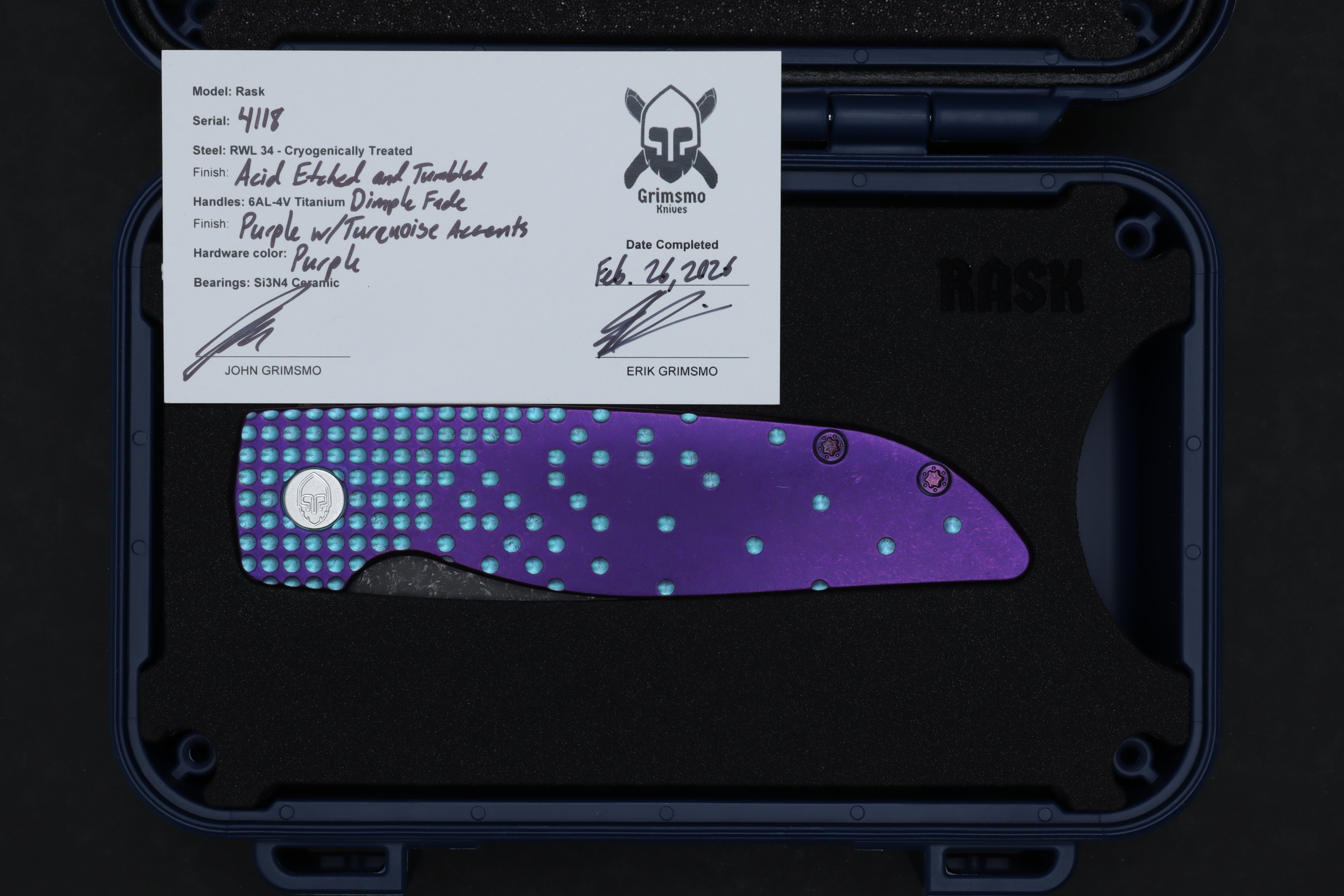 Rask #4118 9278340303