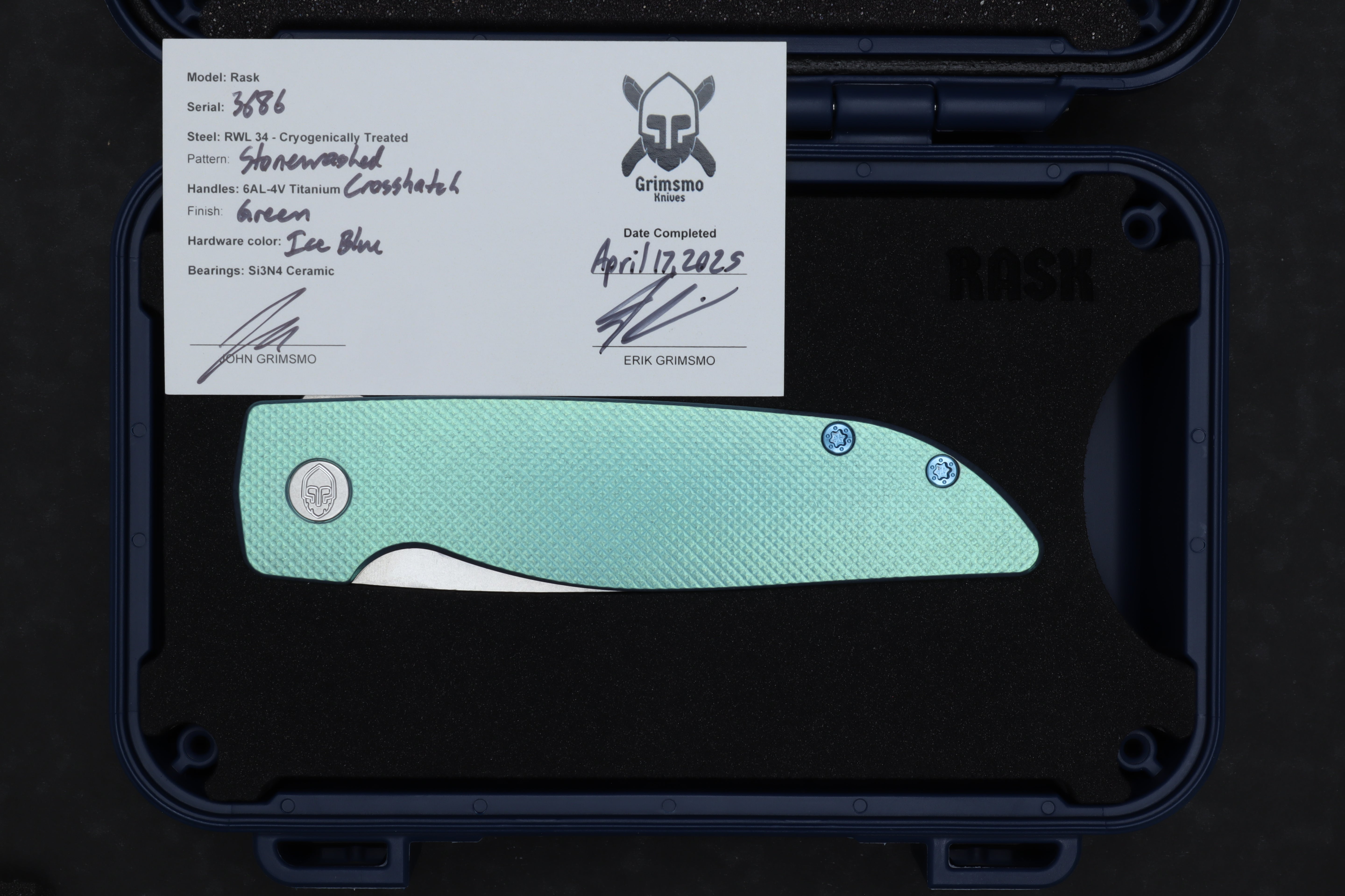 Rask #3686 9278340421