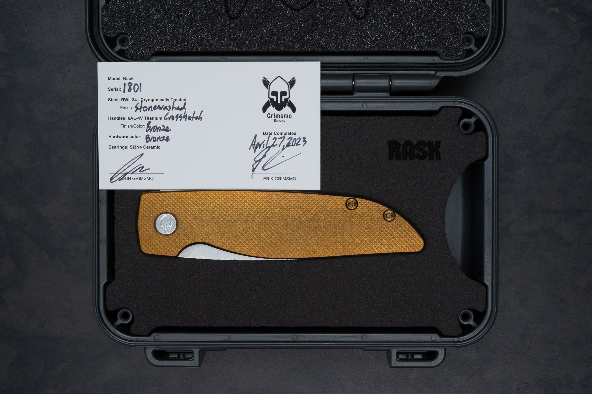 Rask #1801 9382930501