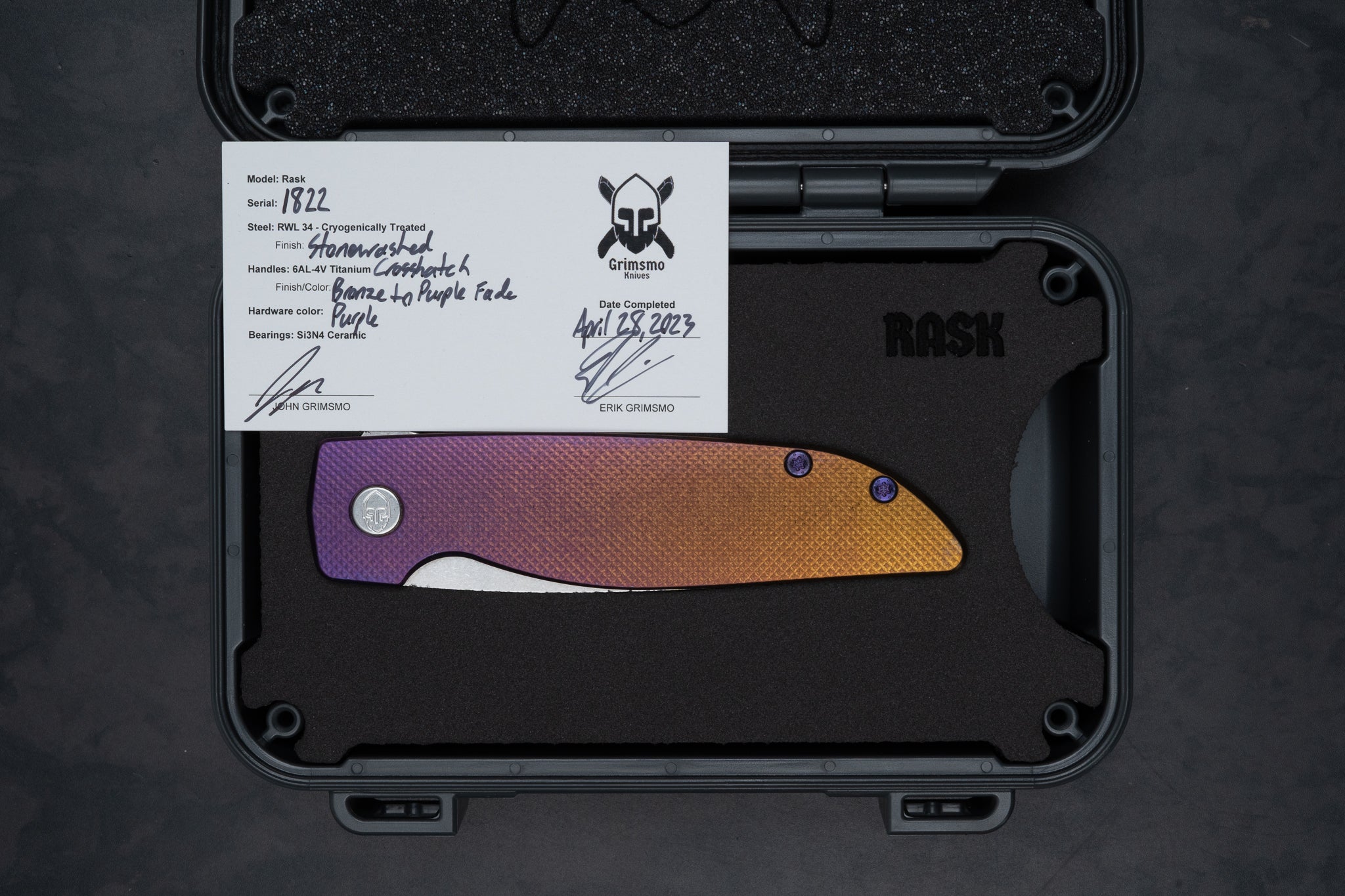 Rask #1822 9382930501