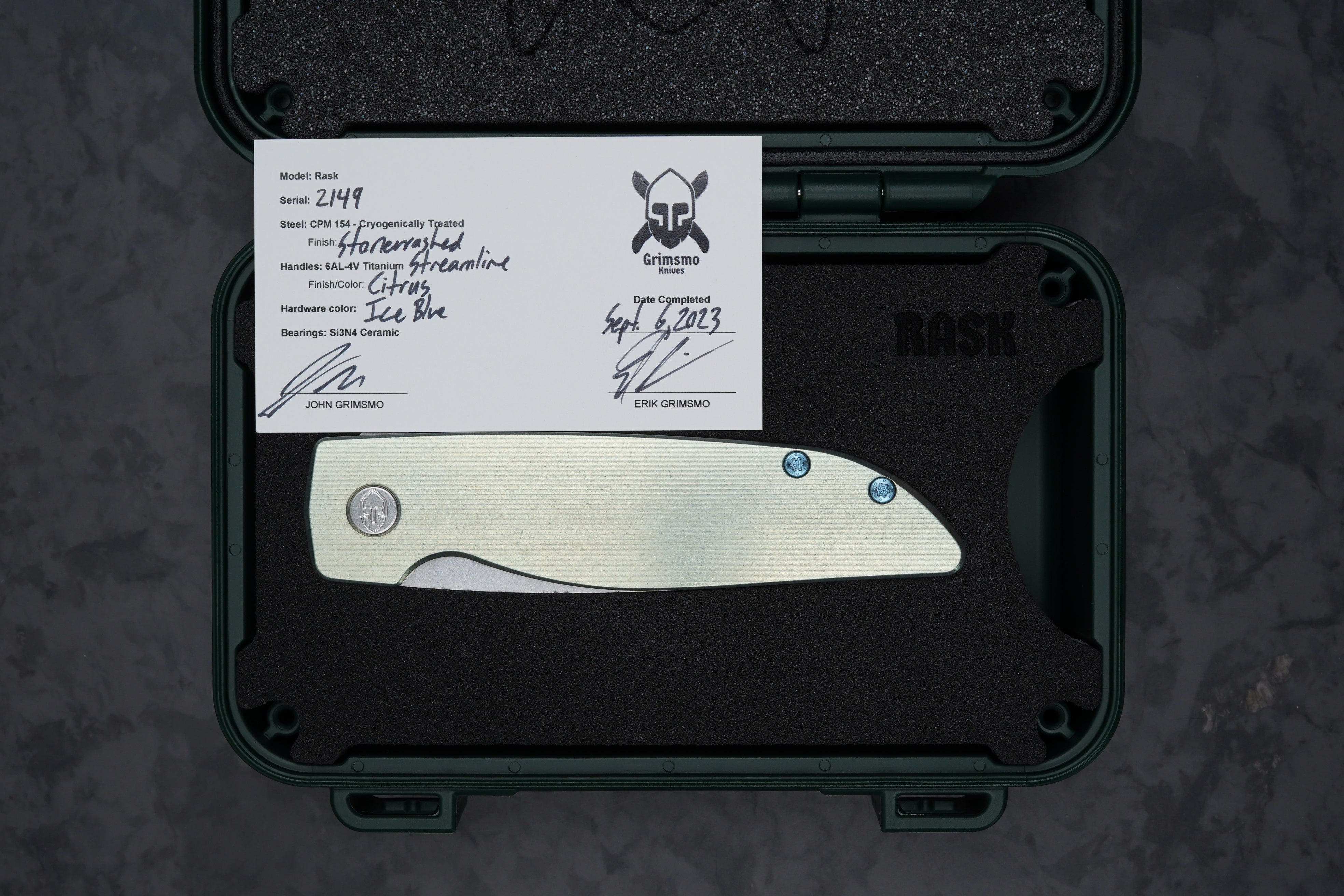 Rask #2149 83457270908