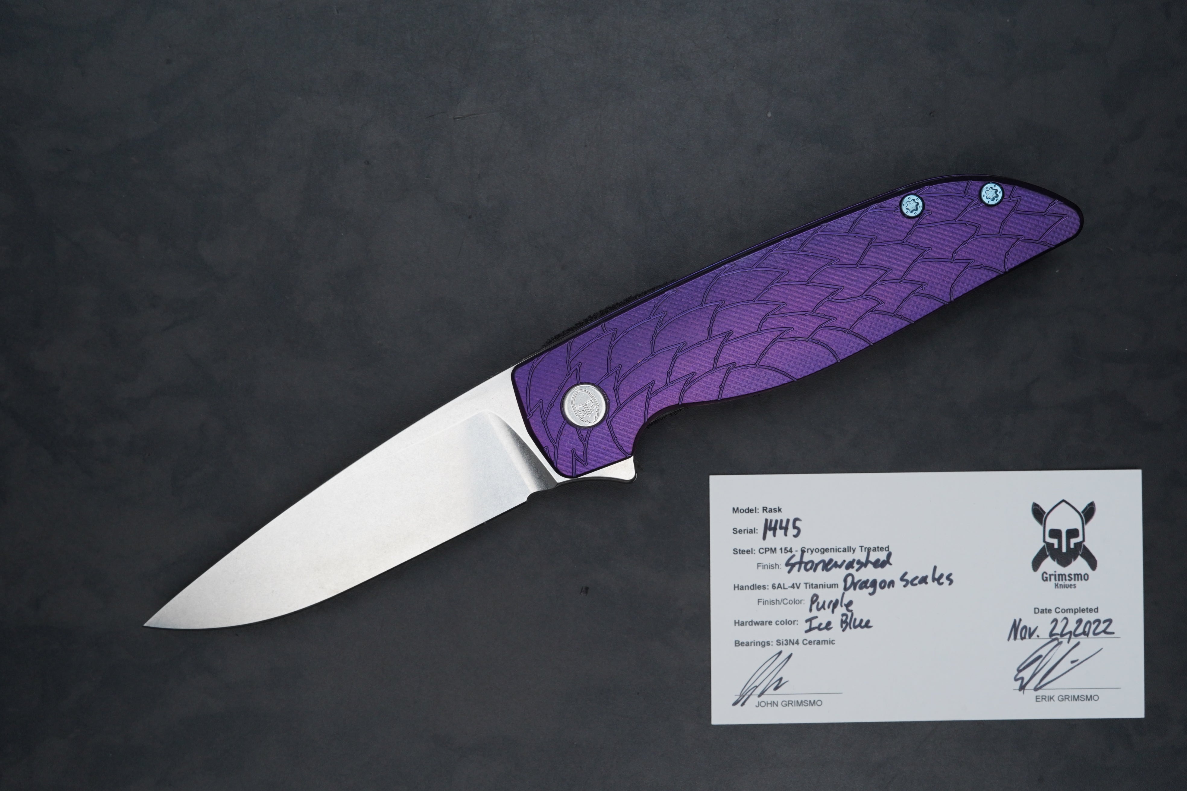 Rask #1445 9874321125