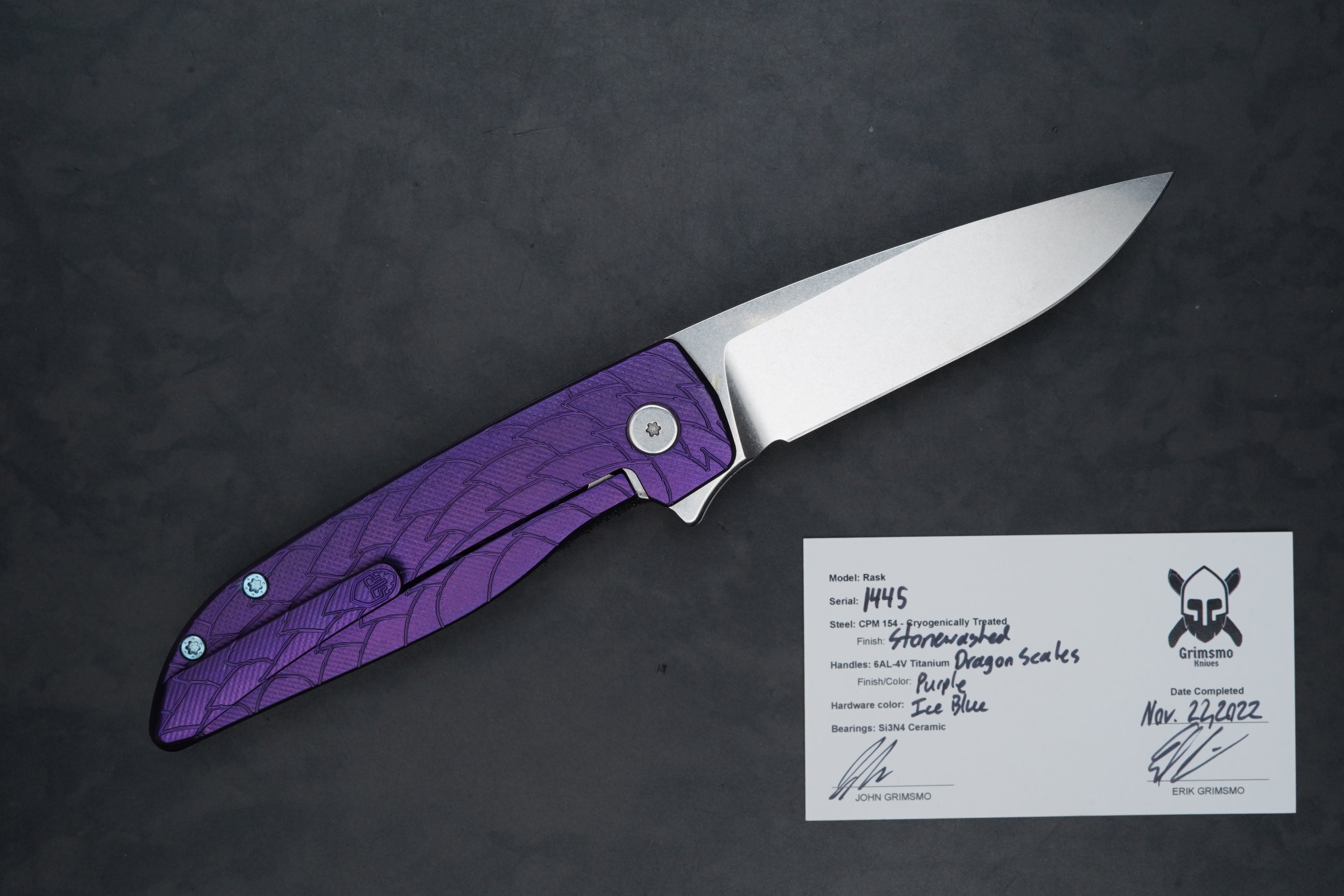 Rask #1445 9874321125