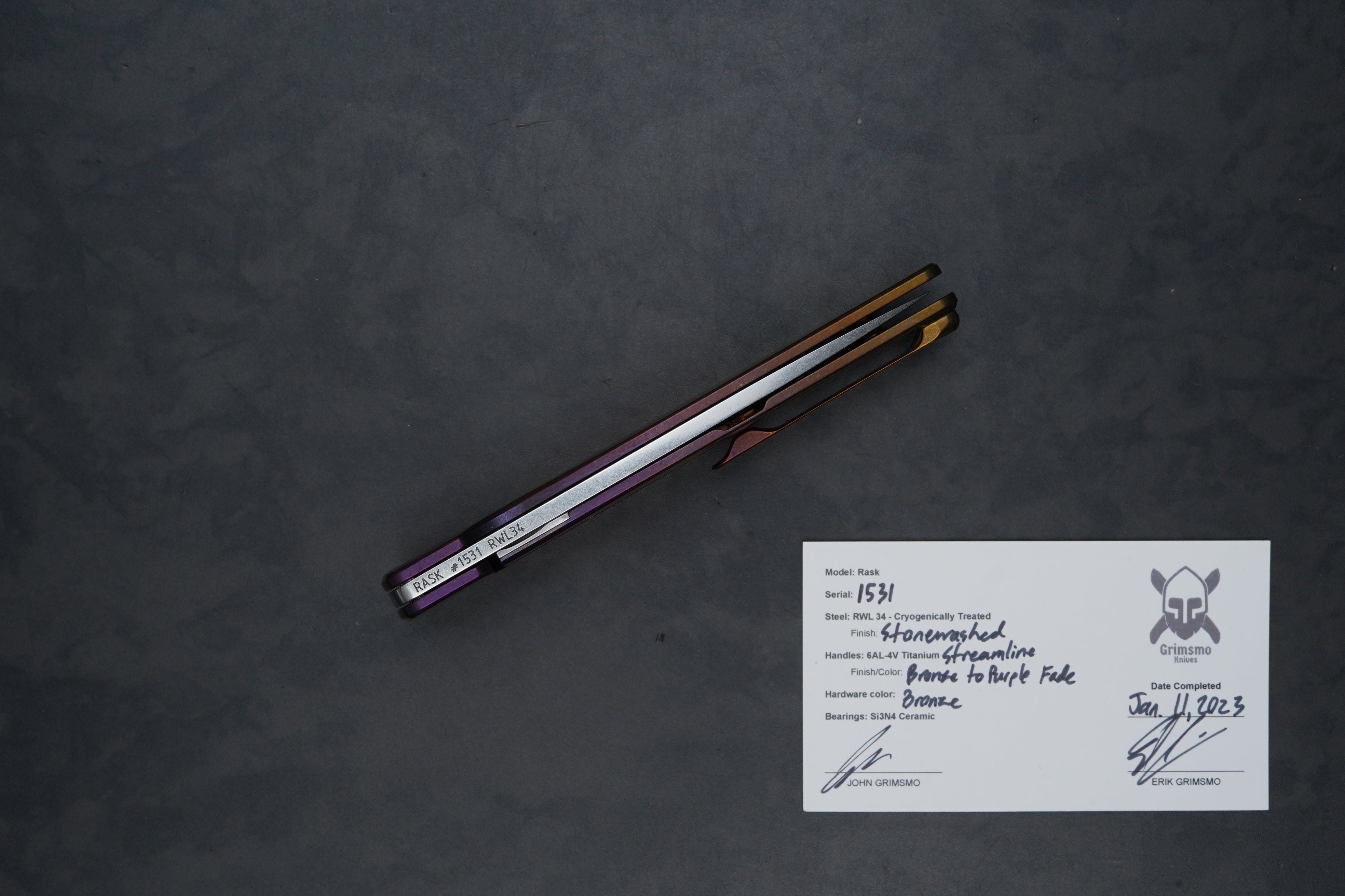 Rask #1531 9874320112