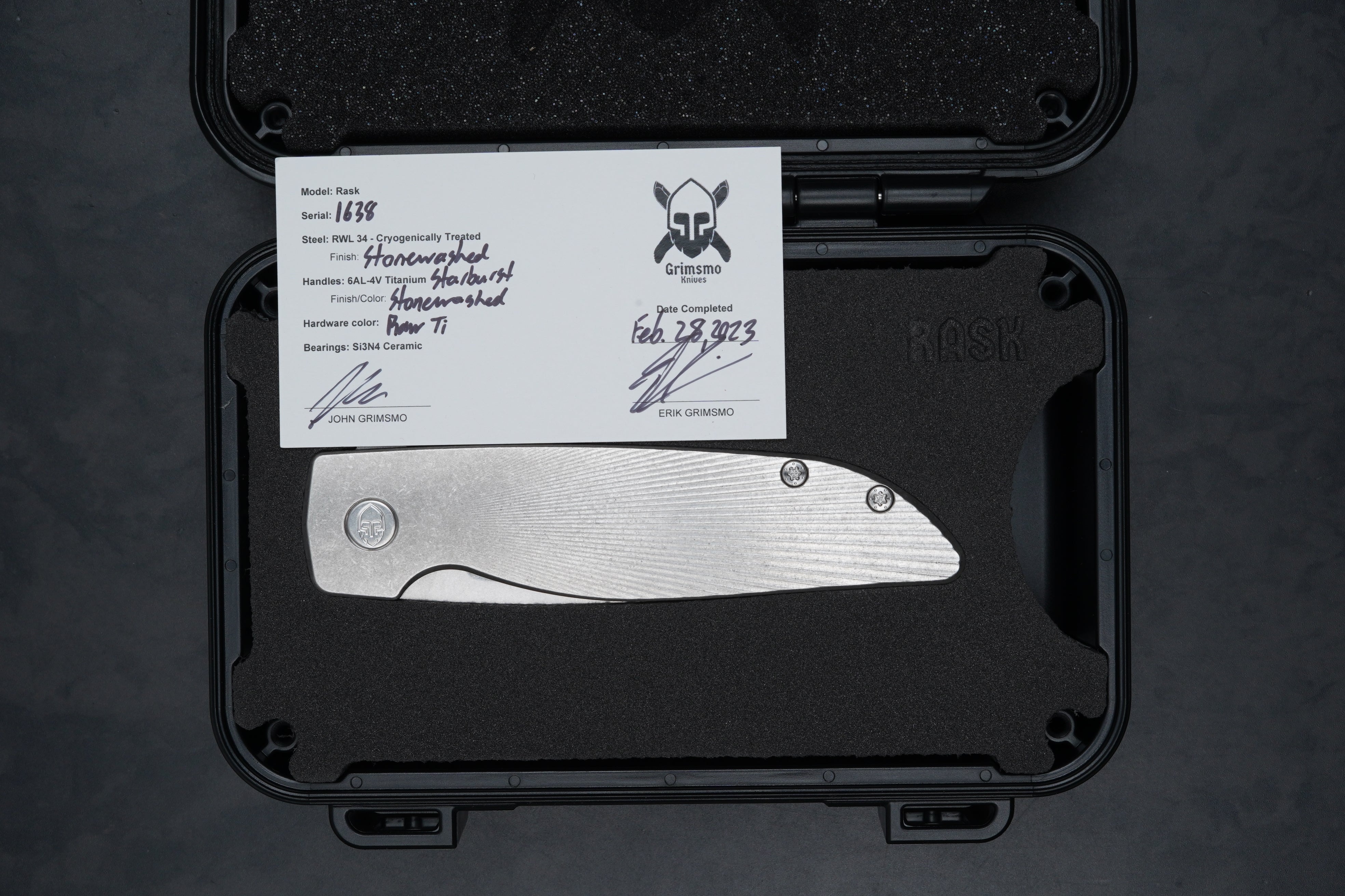 Rask #1638 9843720307