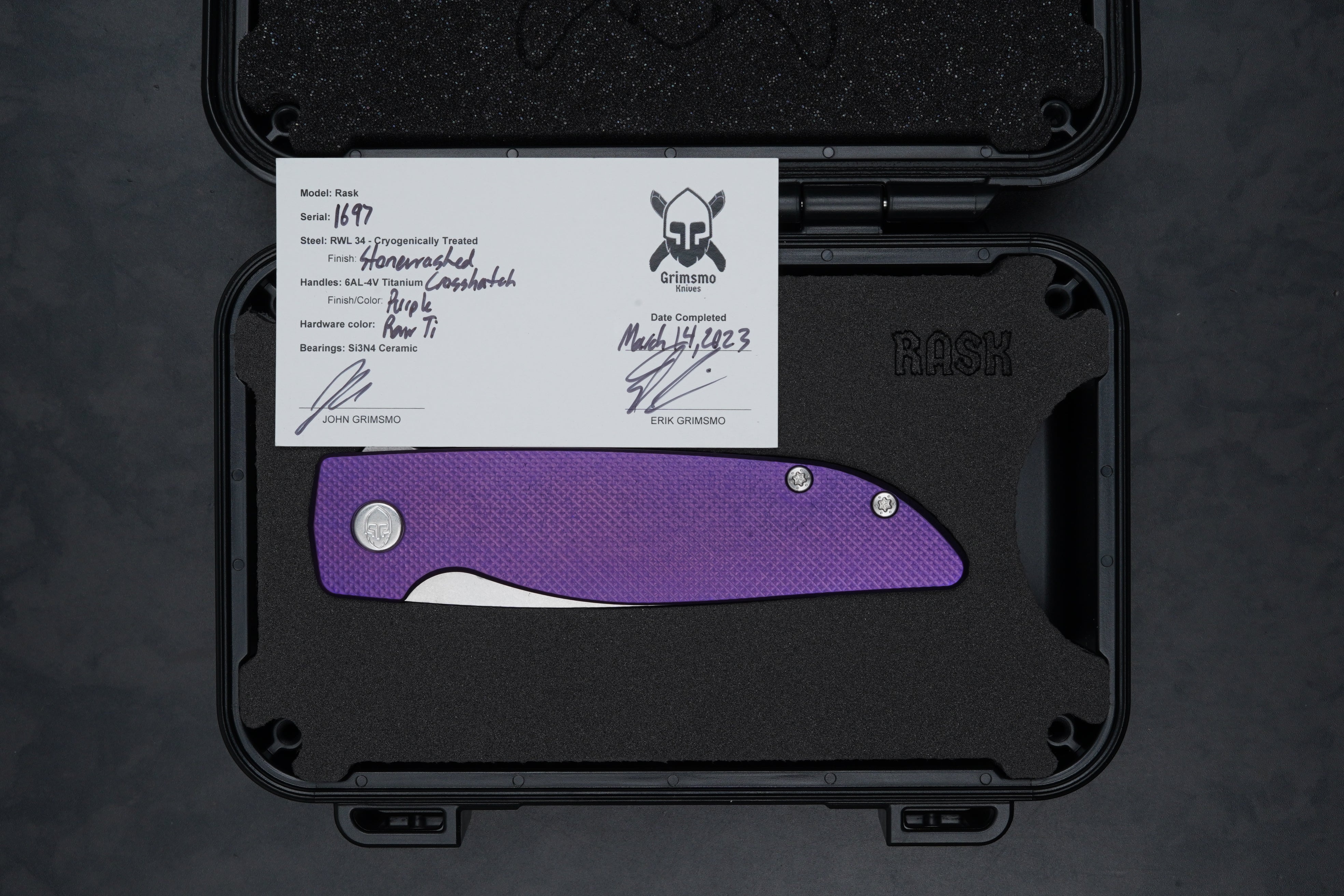 Rask #1697 2378490316