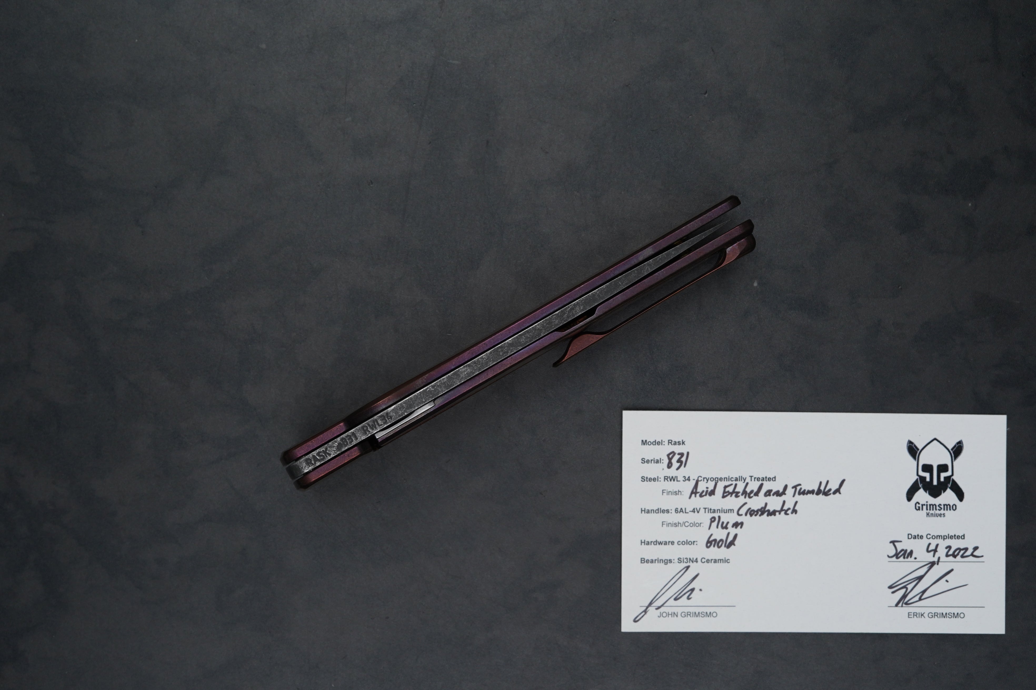 Rask #831 5478390105