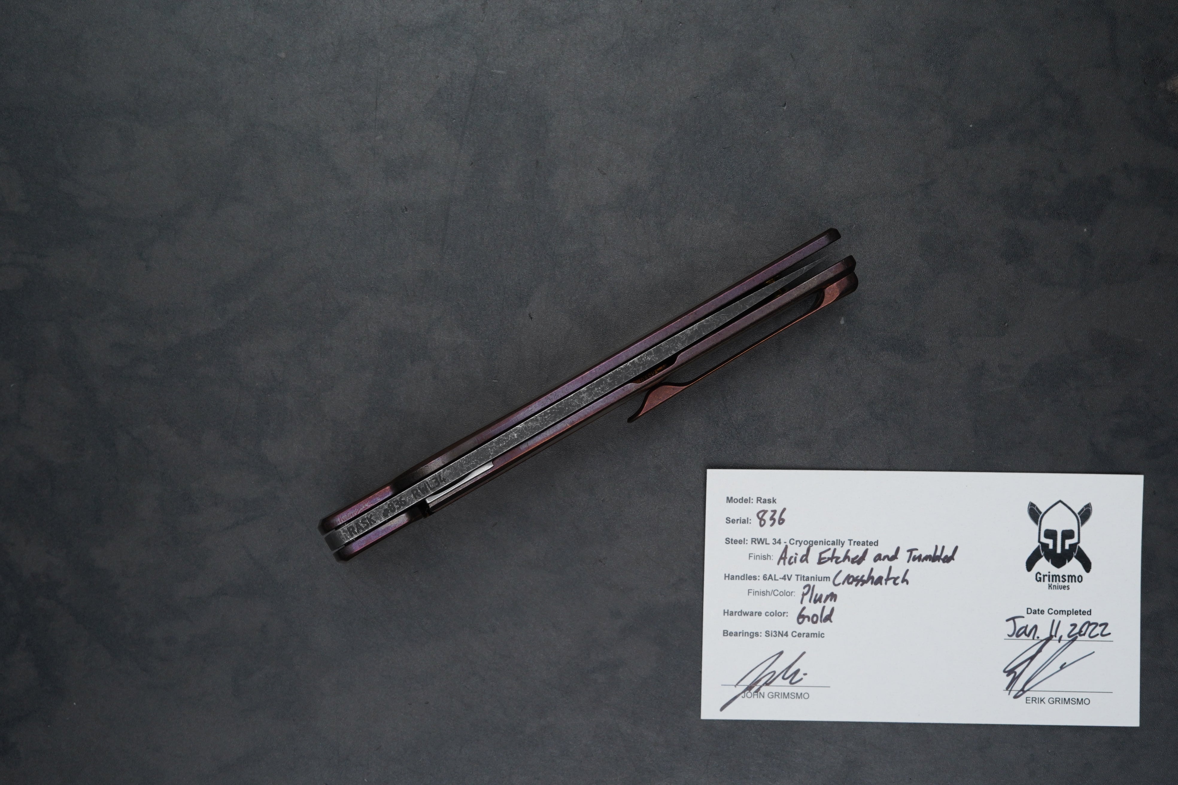 Rask #836 7385490113