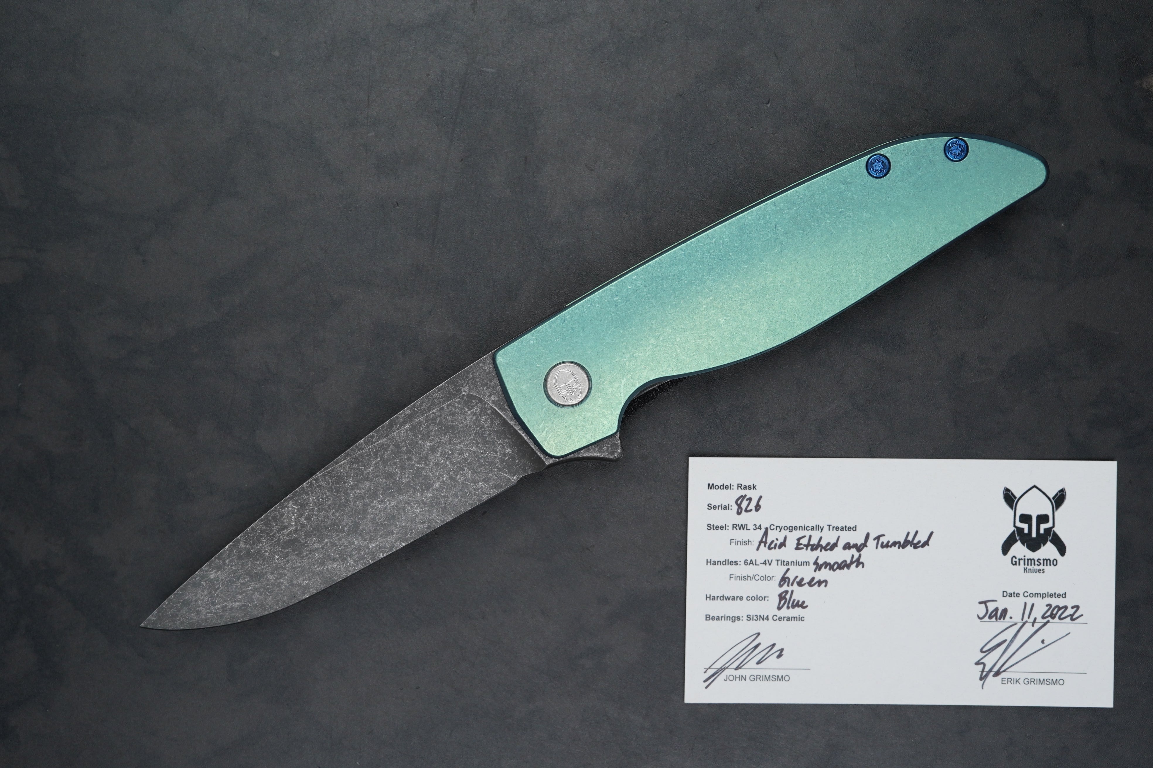 Rask #826 7845390113