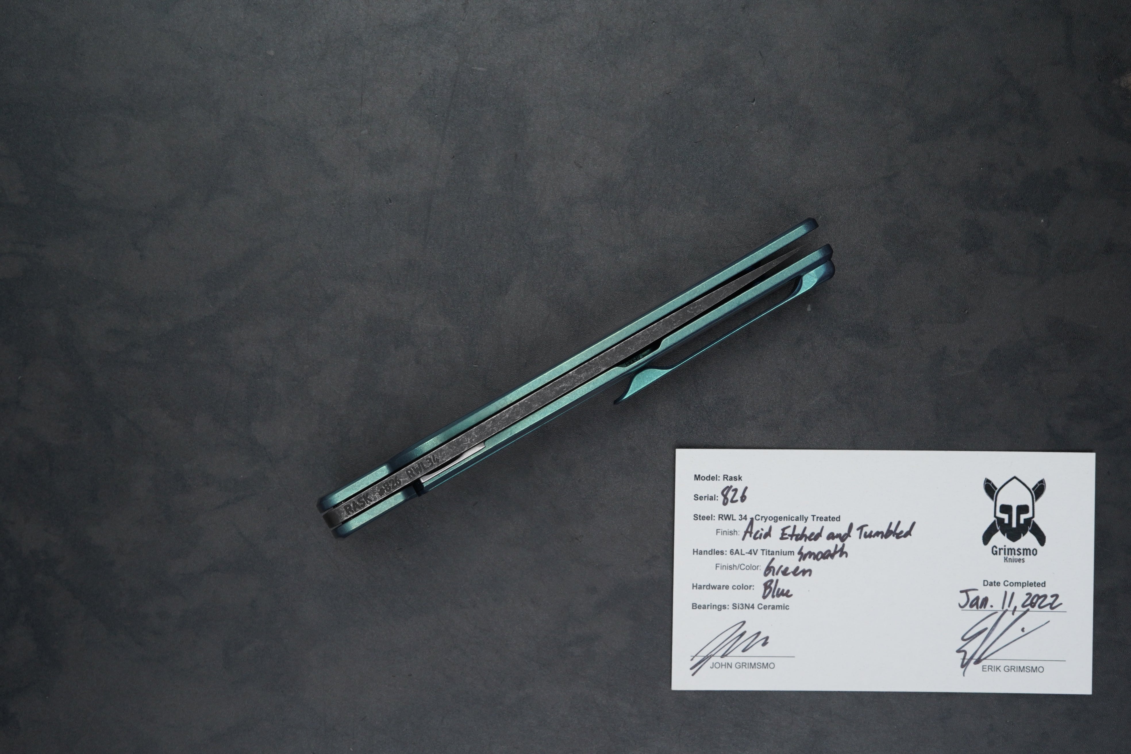 Rask #826 7845390113