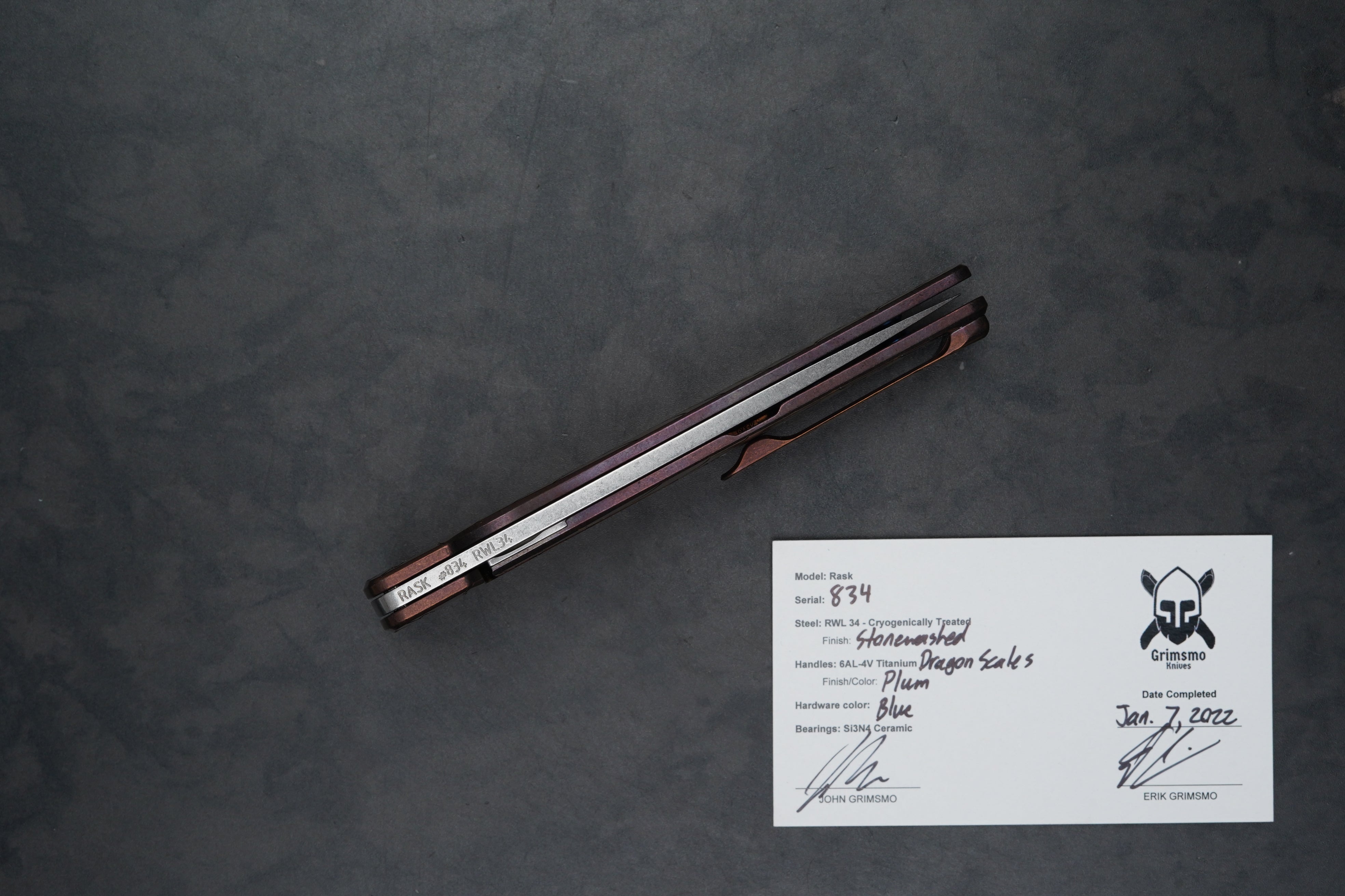 Rask #834 7834590113