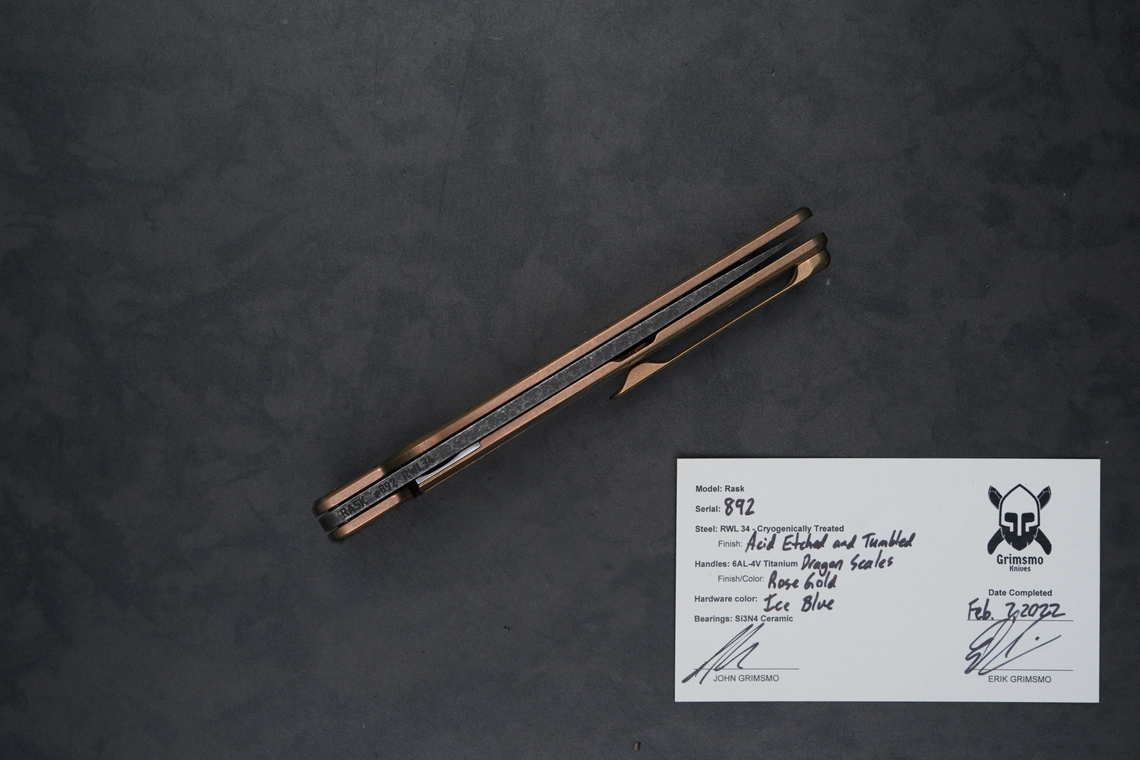 Rask #892 7458930209