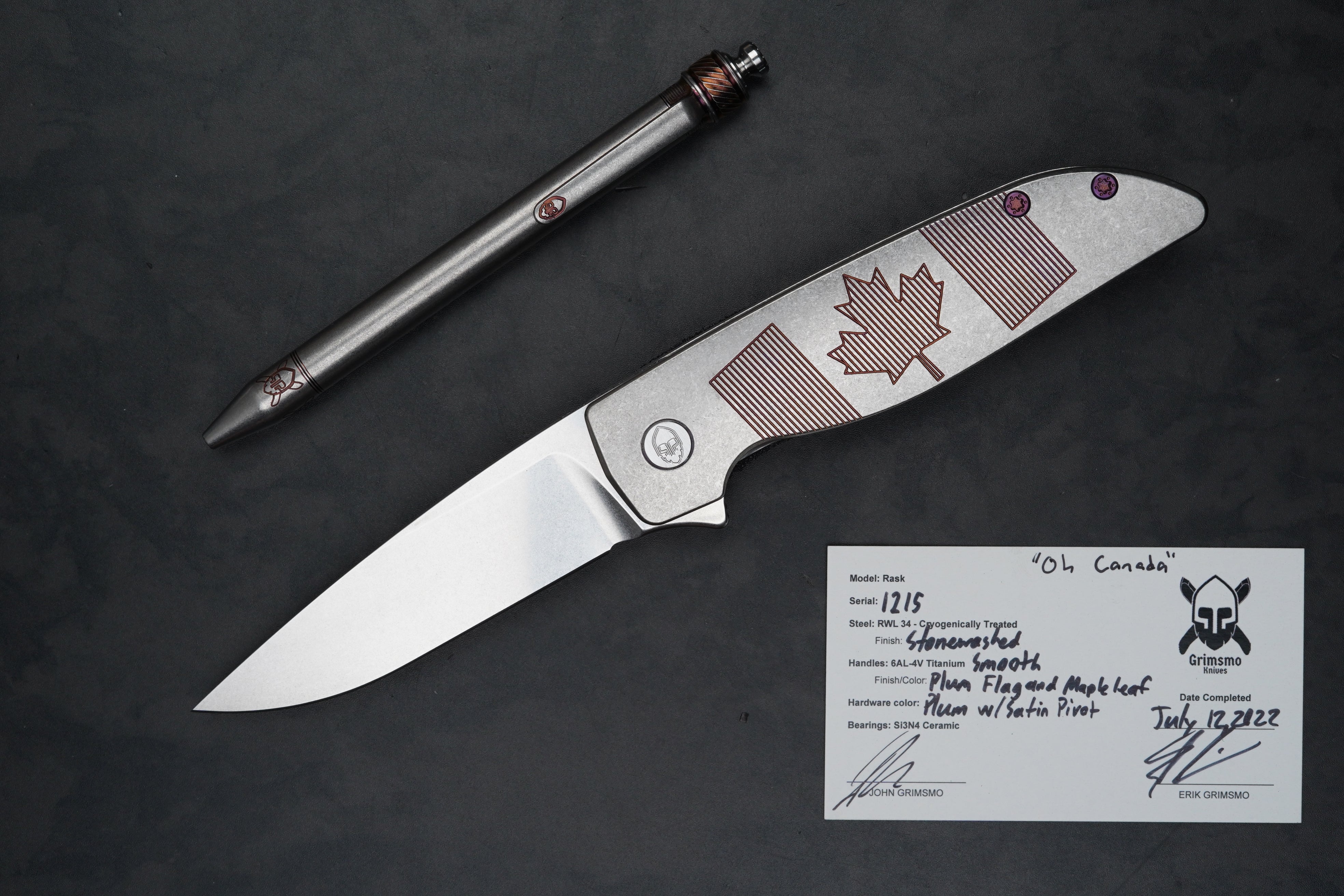 Oh Canada Rask #1215 + Saga #4259