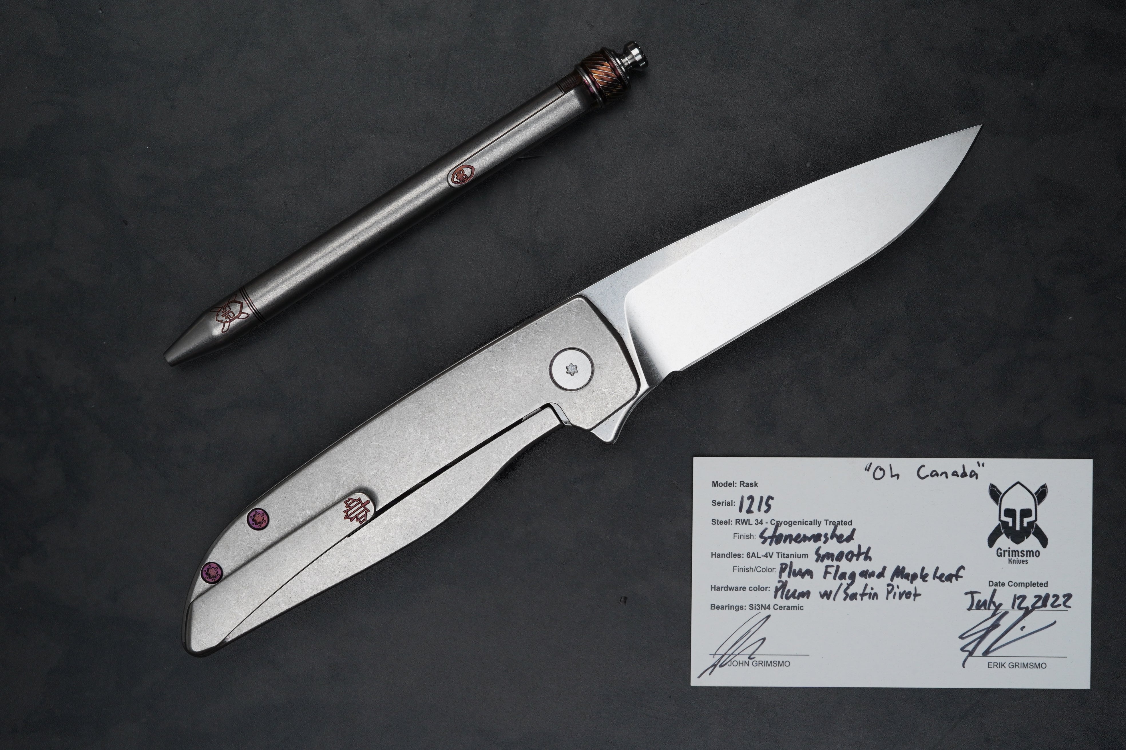 Oh Canada Rask #1215 + Saga #4259