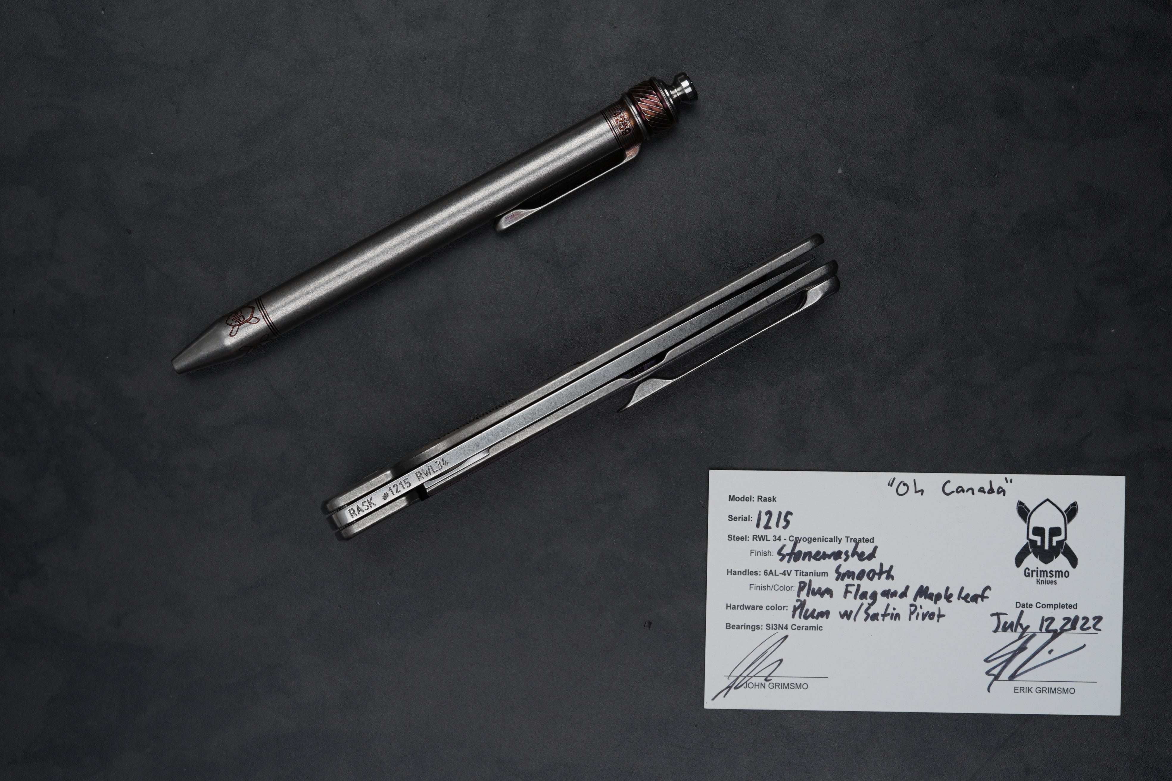 Oh Canada Rask #1215 + Saga #4259