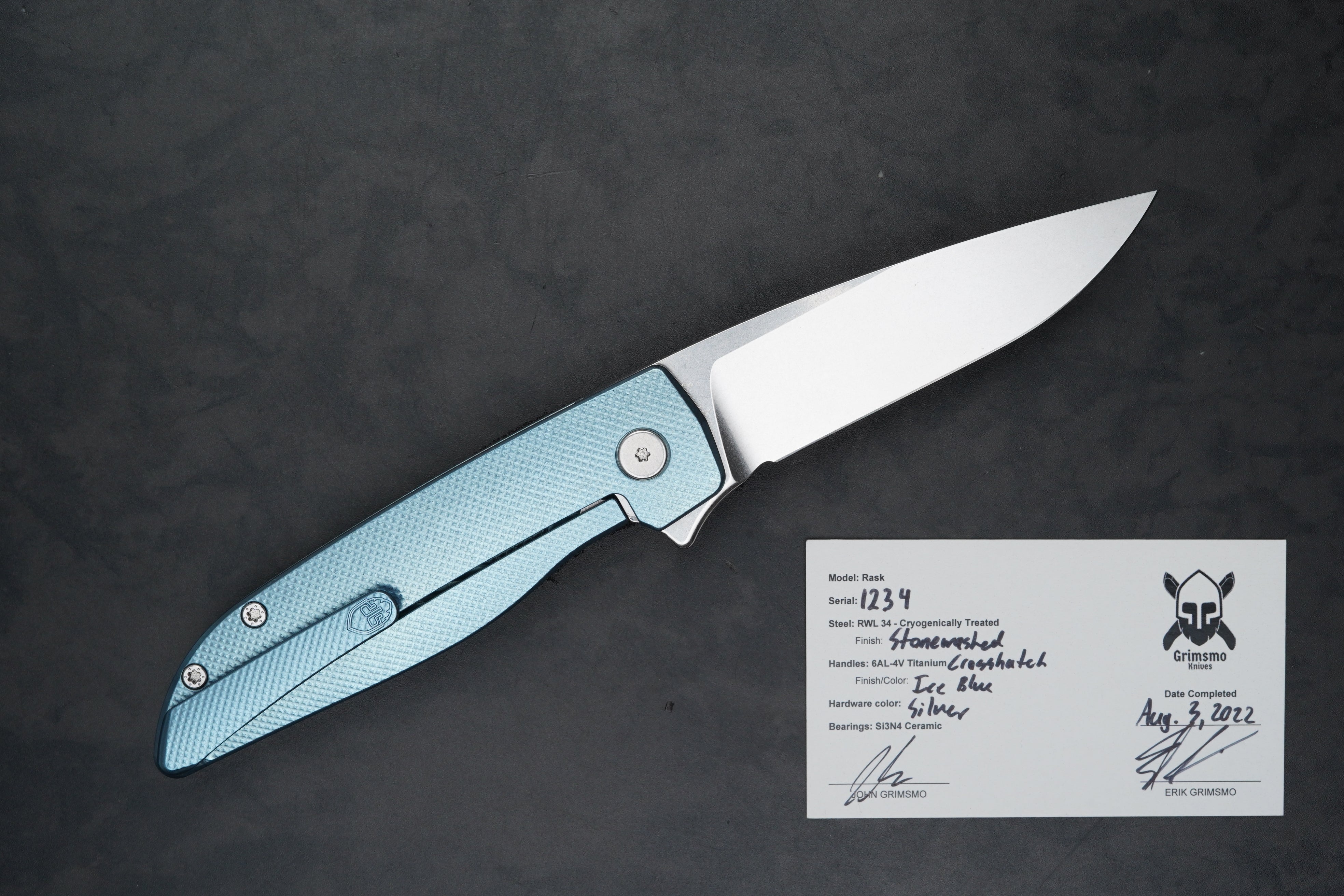 Rask #1234 5437890809