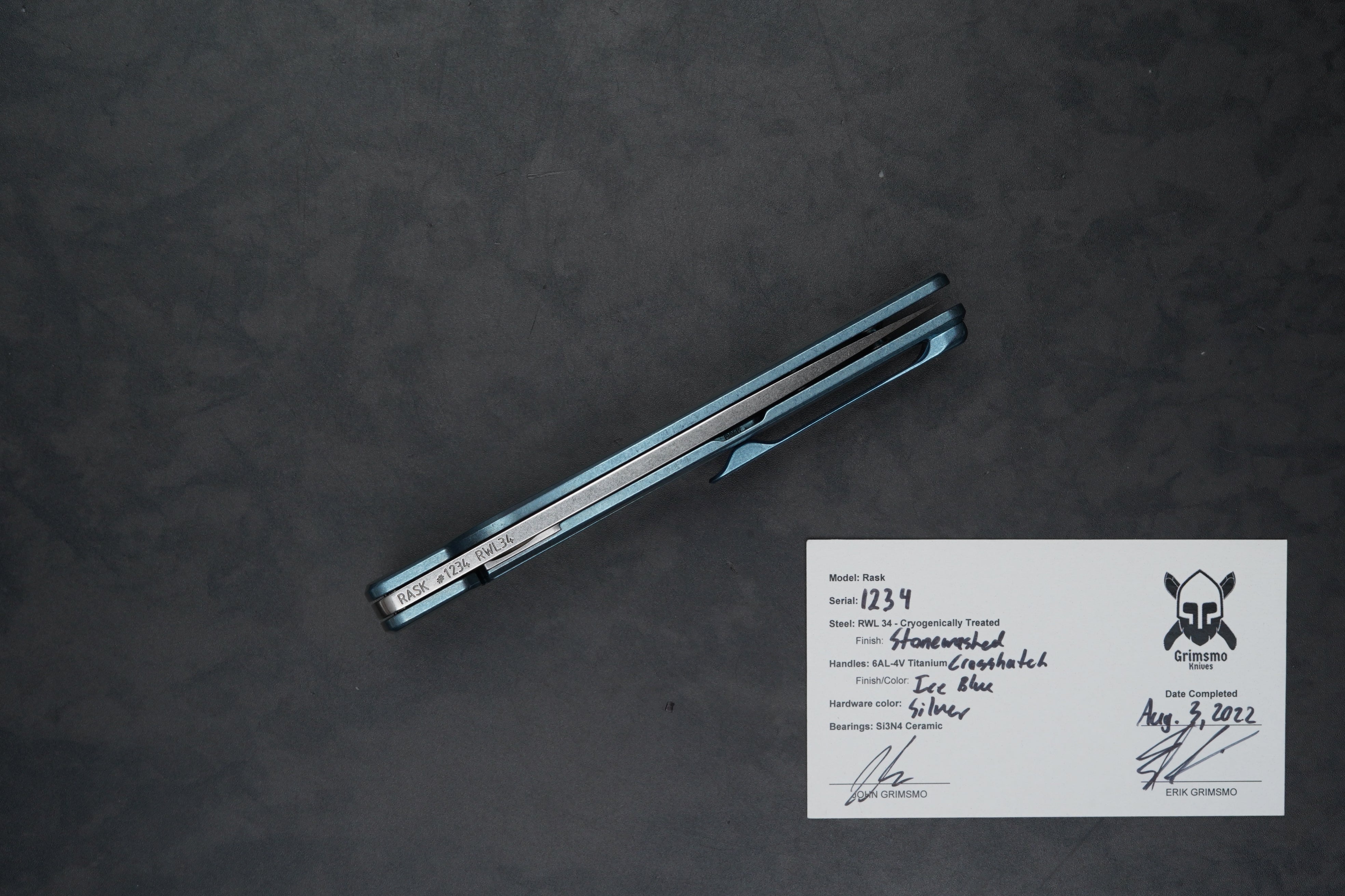 Rask #1234 5437890809