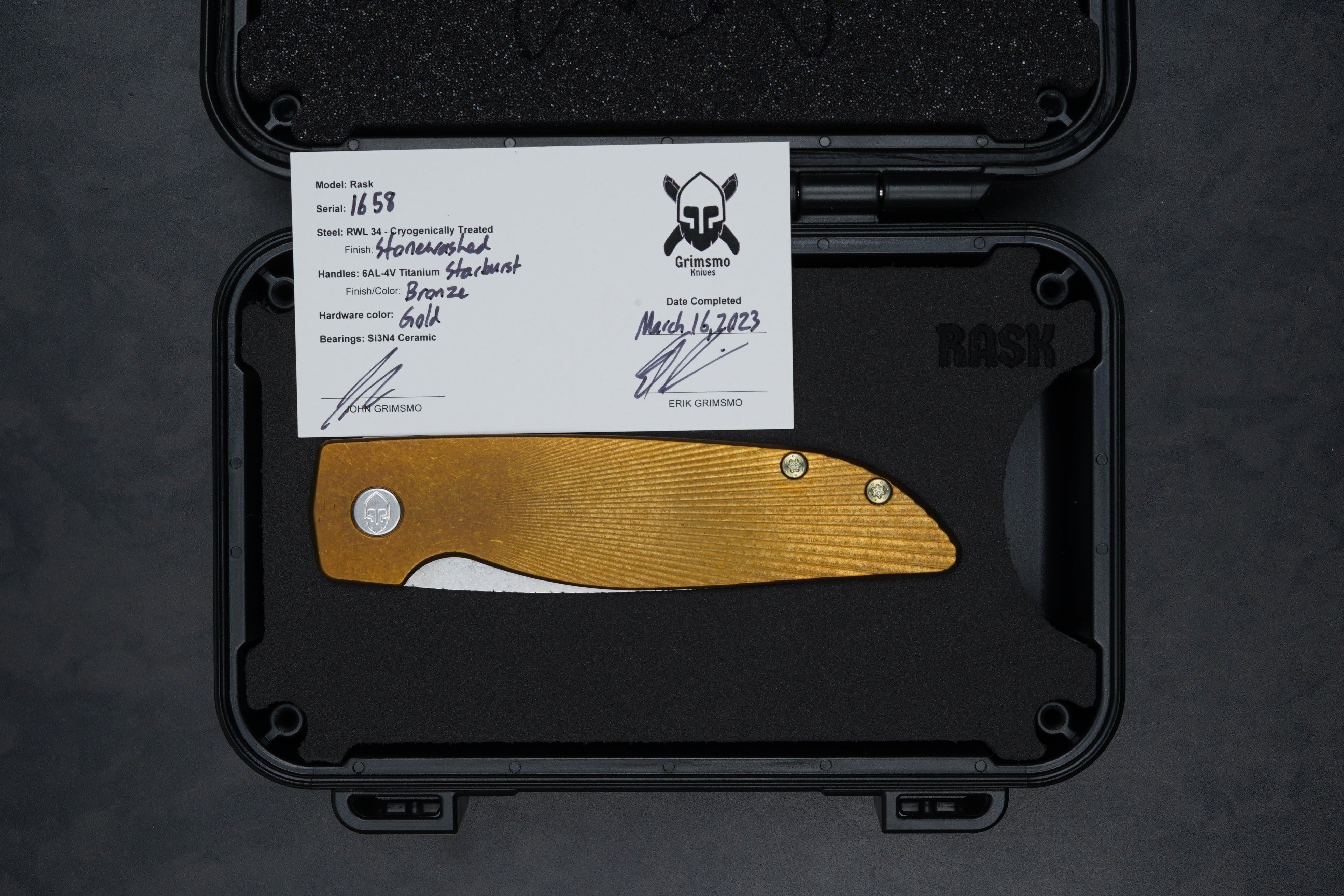 Rask #1658 4783290327