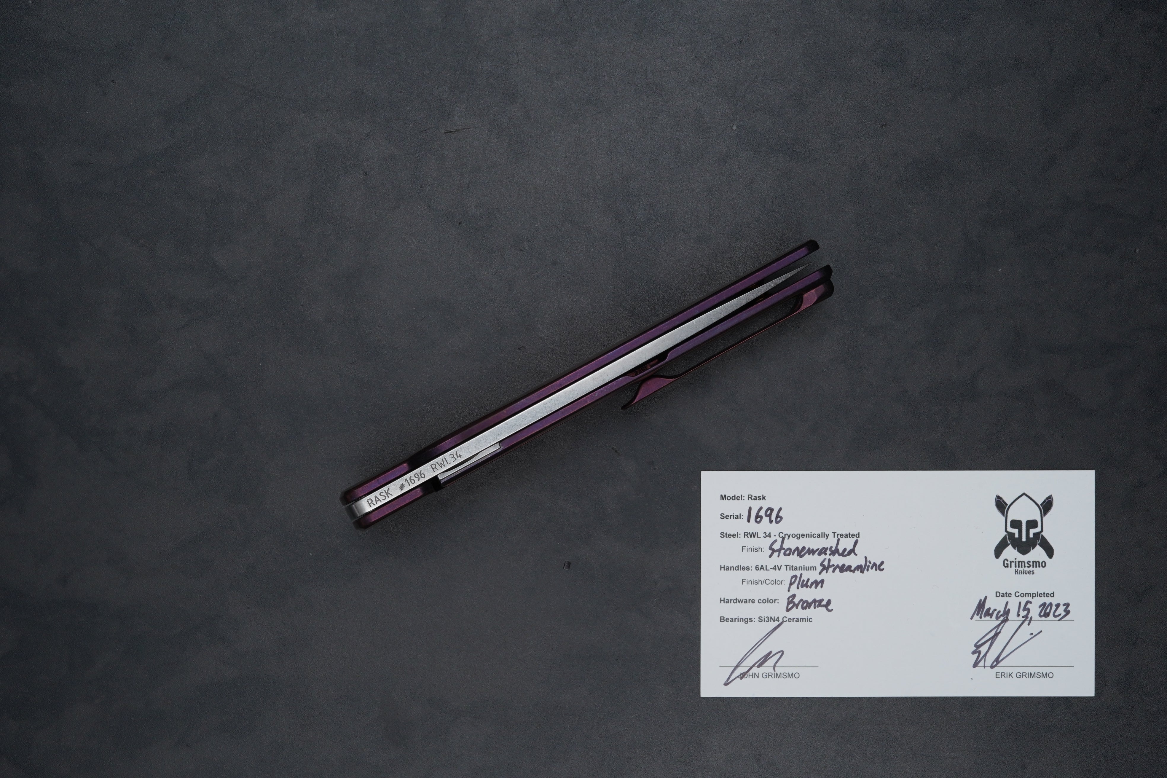 Rask #1696 8349720327