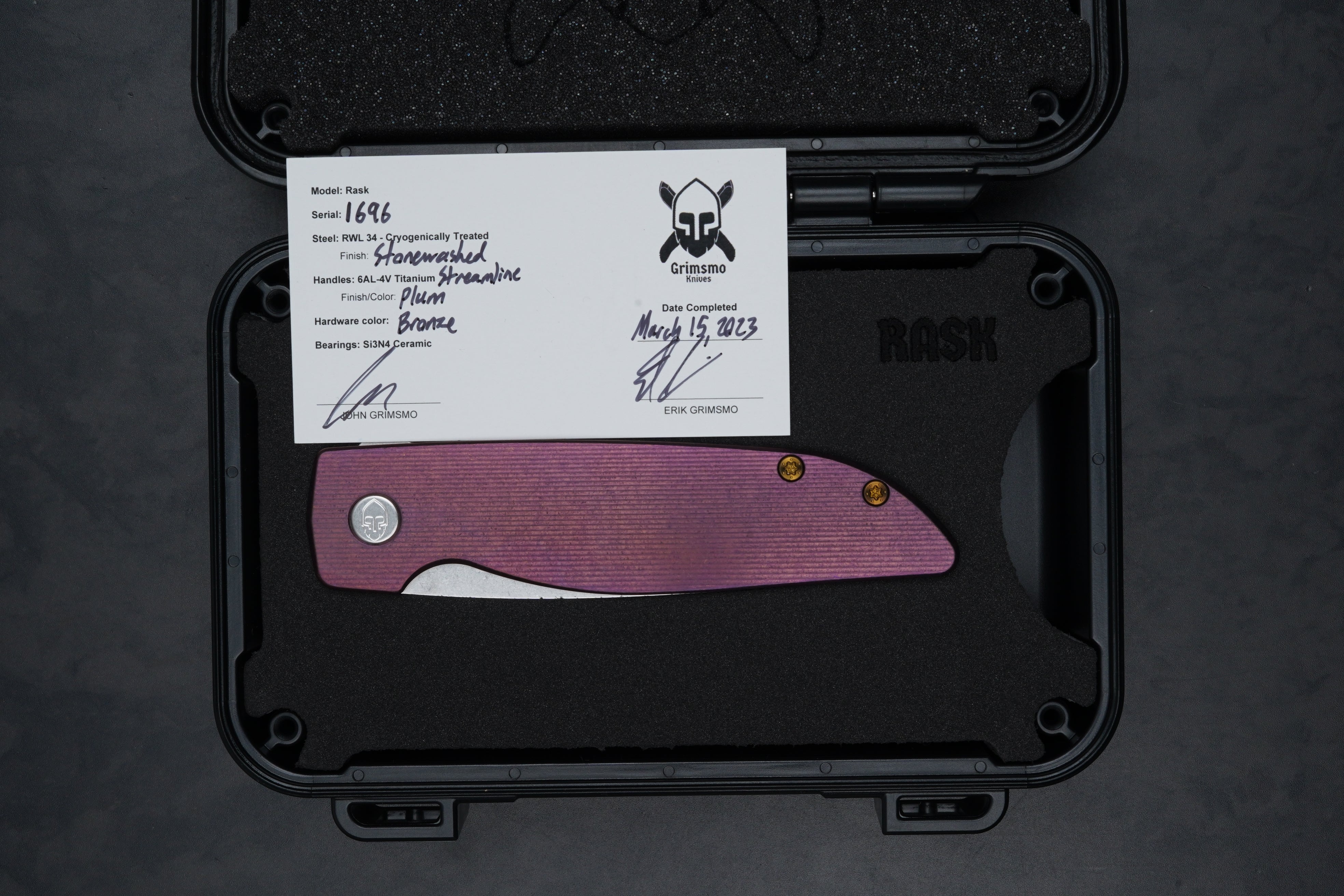 Rask #1696 8349720327