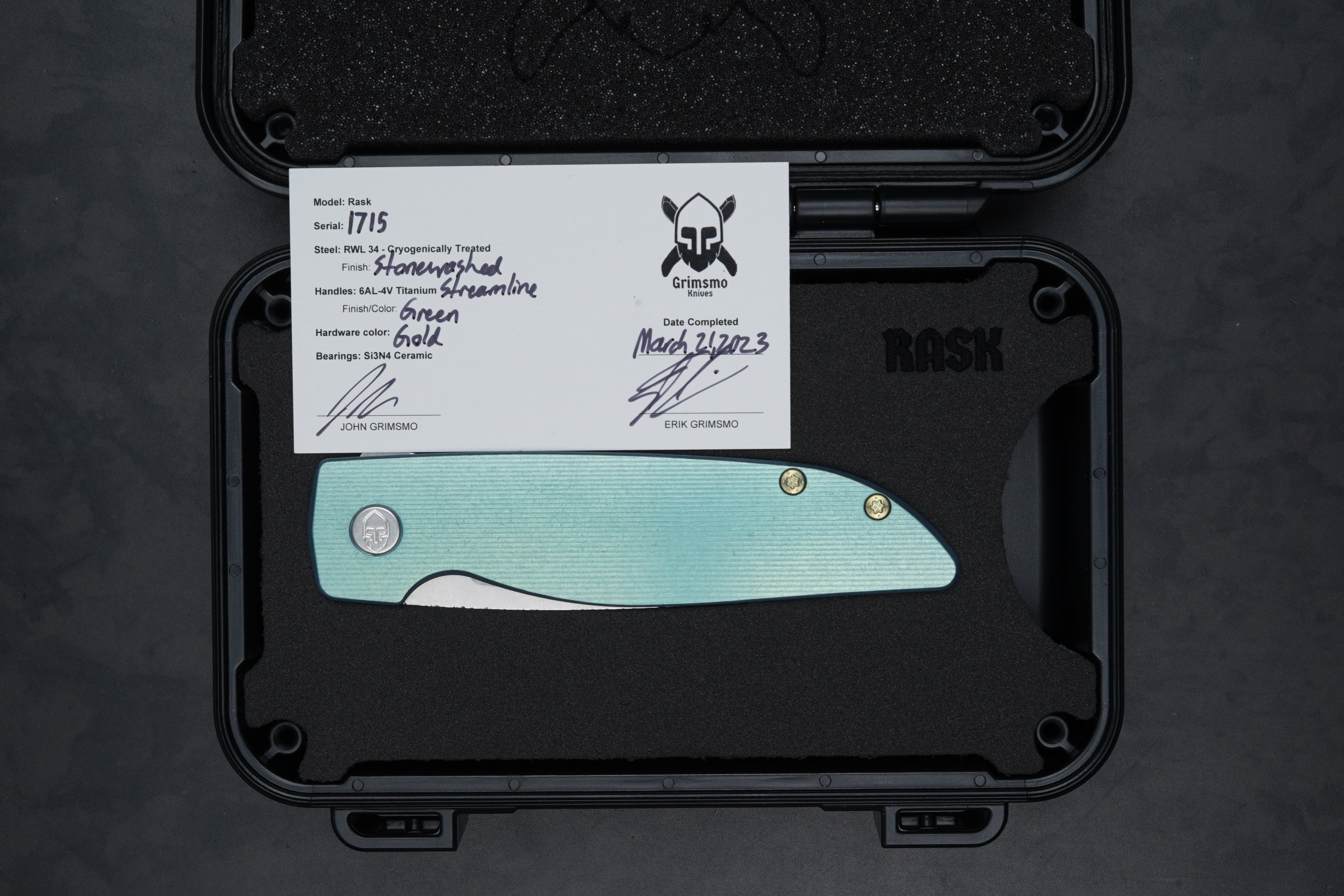 Rask #1715 9847230329