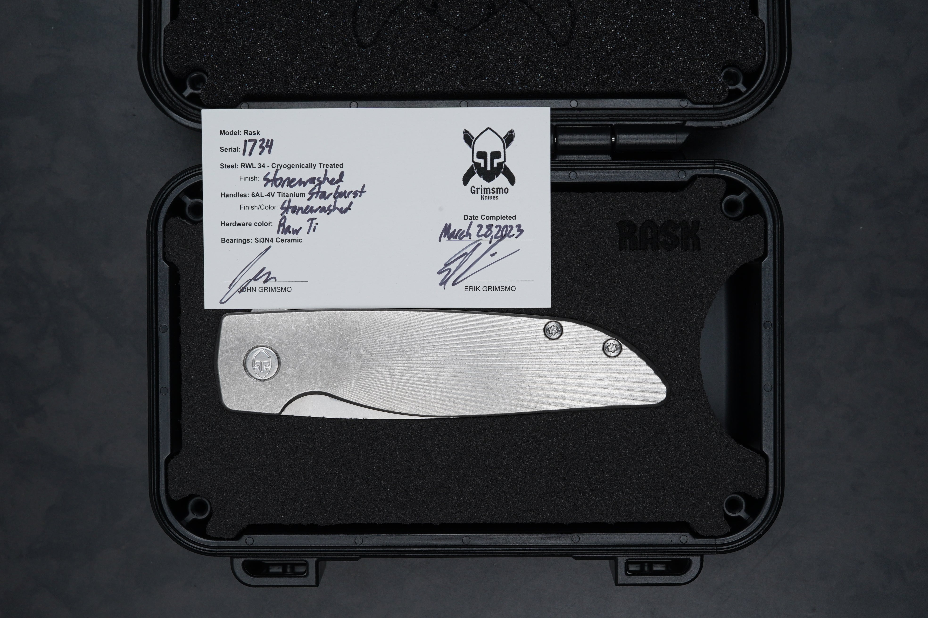 Rask #1734 3248790404