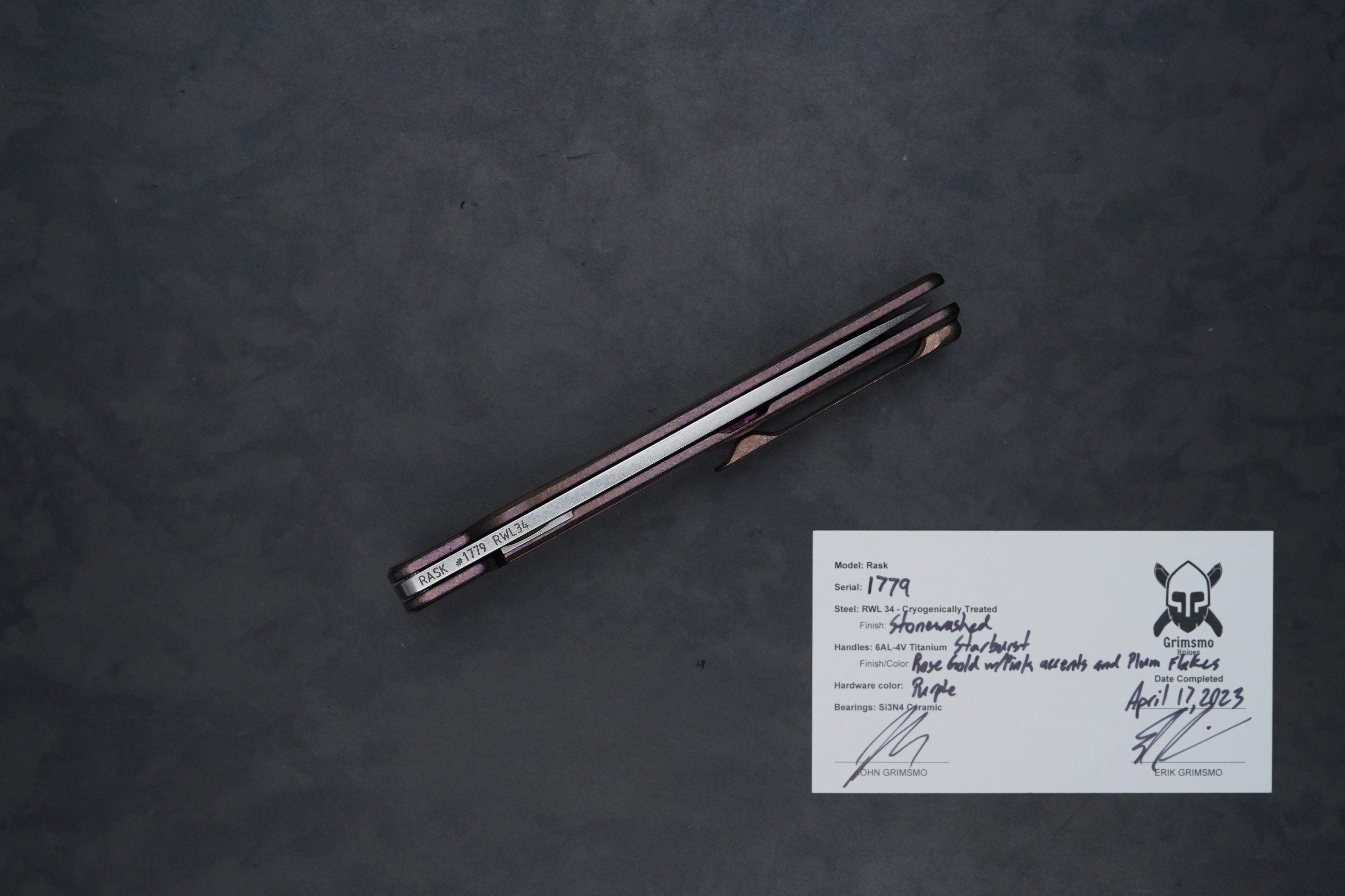 Rask #1779 9485740418