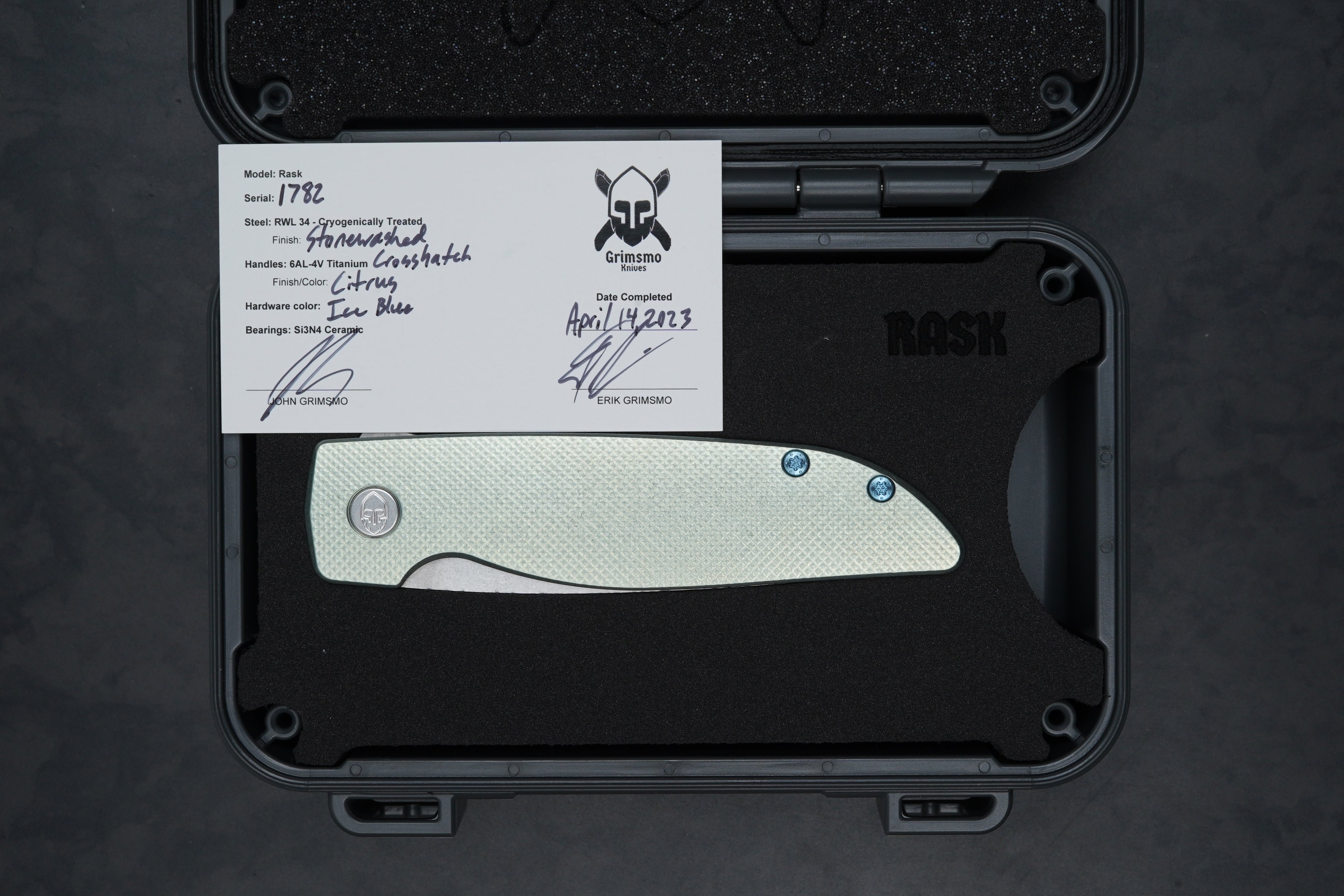 Rask #1782 2736340418