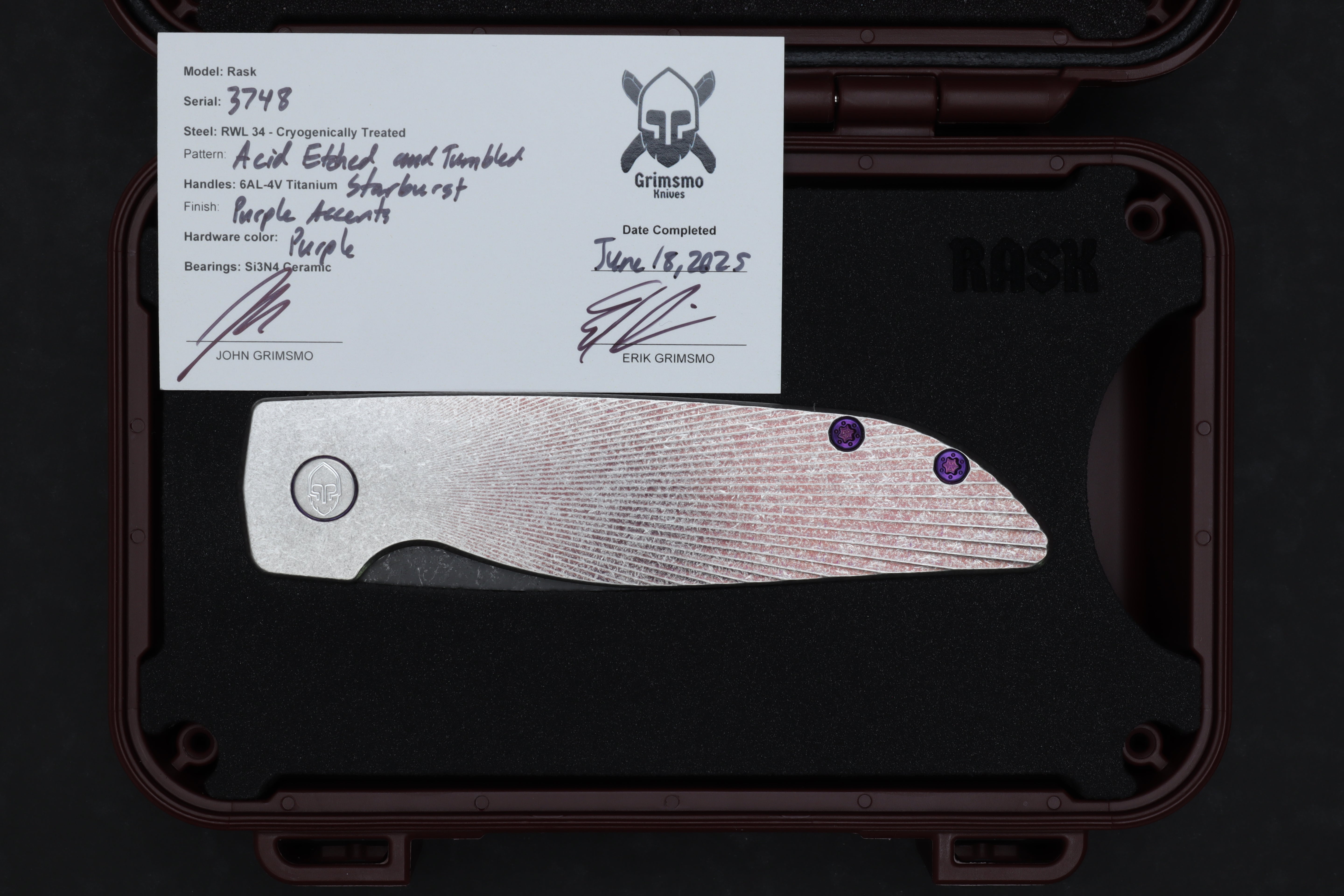 Rask #3748 9278340619