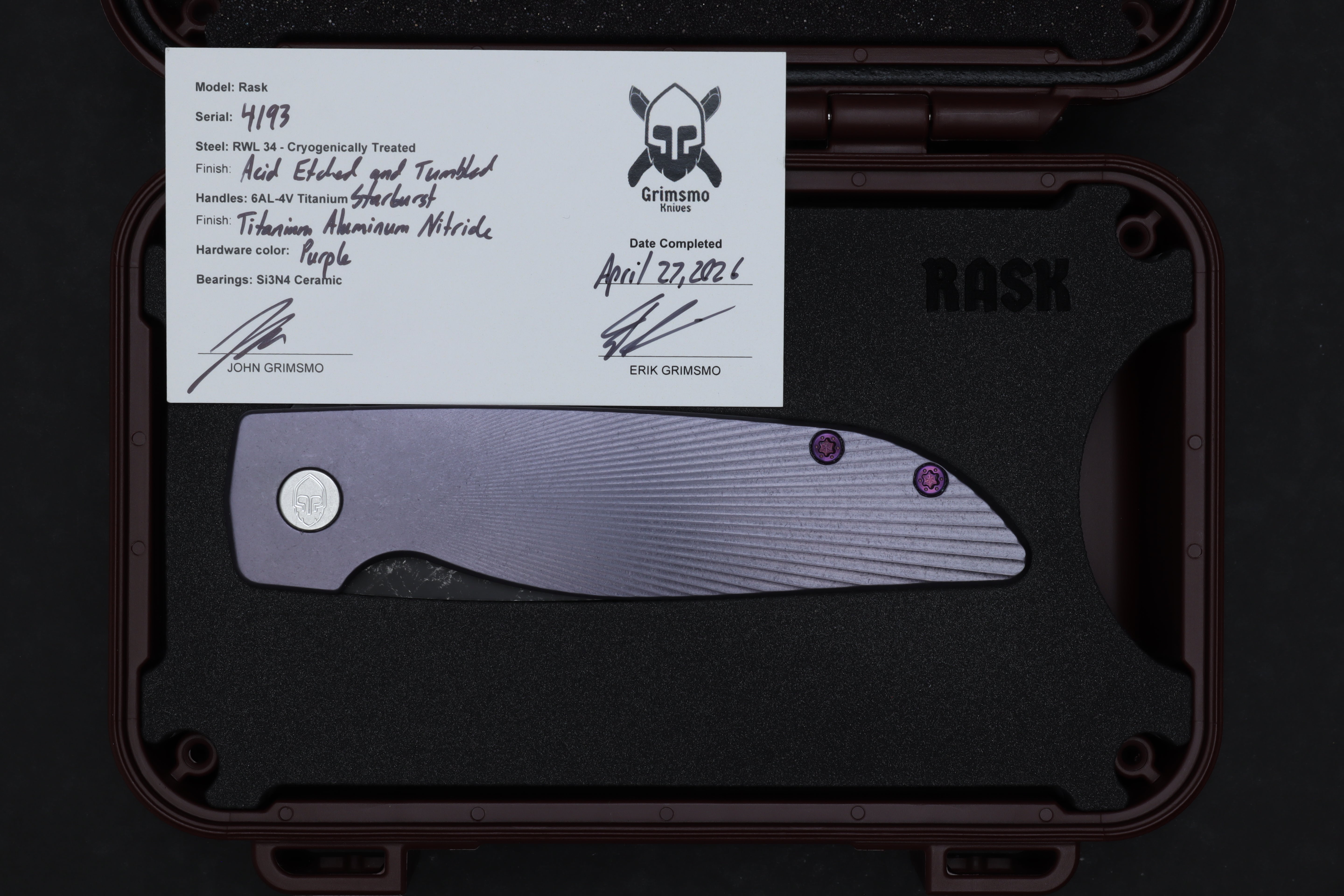 Rask #4193 9278340429