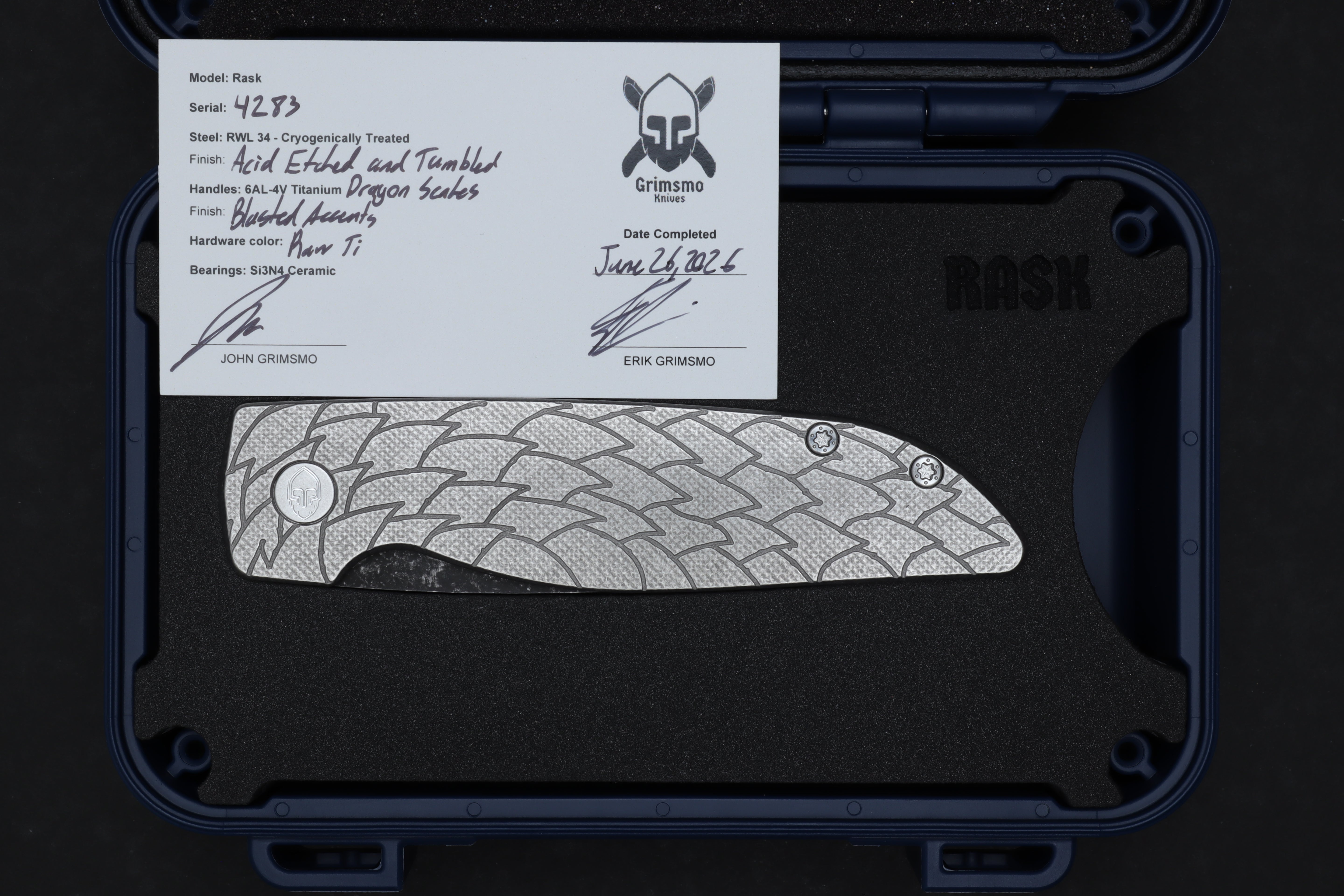 Rask #4283 9278340629